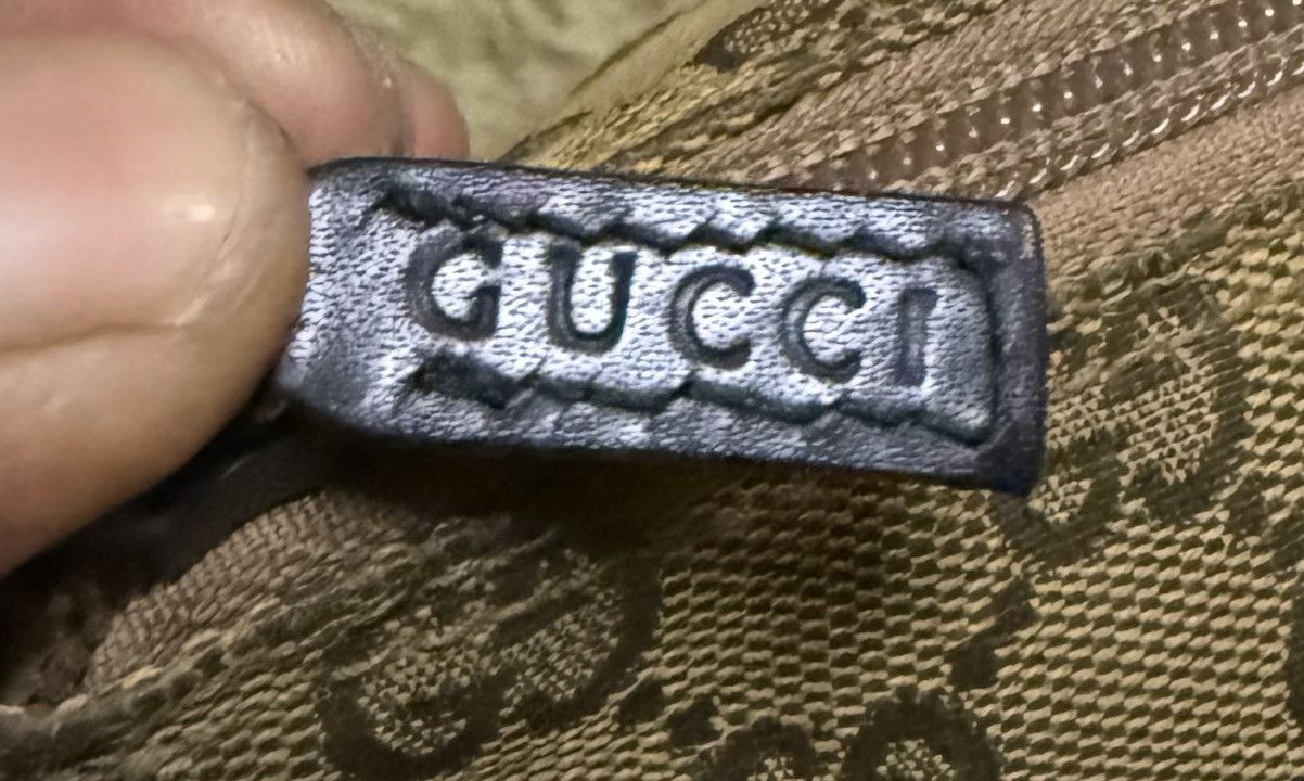Gucci Gucci GG Handbag Canvas Boat Pochette Monogram Bag Vintage Size ONE SIZE - 11 Thumbnail