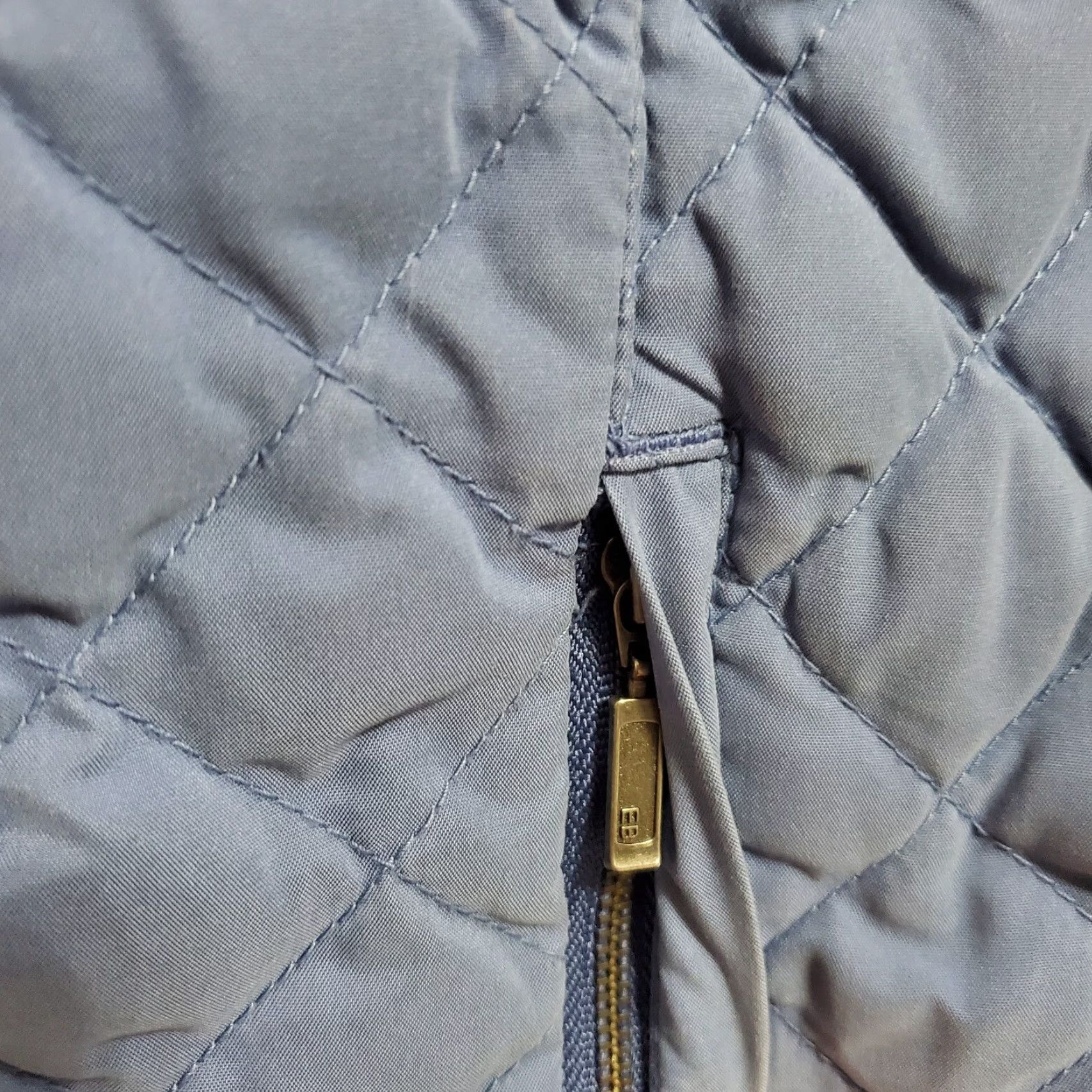 Eddie Bauer Eddie Bauer Vest Women S Blue Diamond Quilted Goose Down Full Zip Outdoor Vest Size S / US 4 / IT 40 - 6 Thumbnail