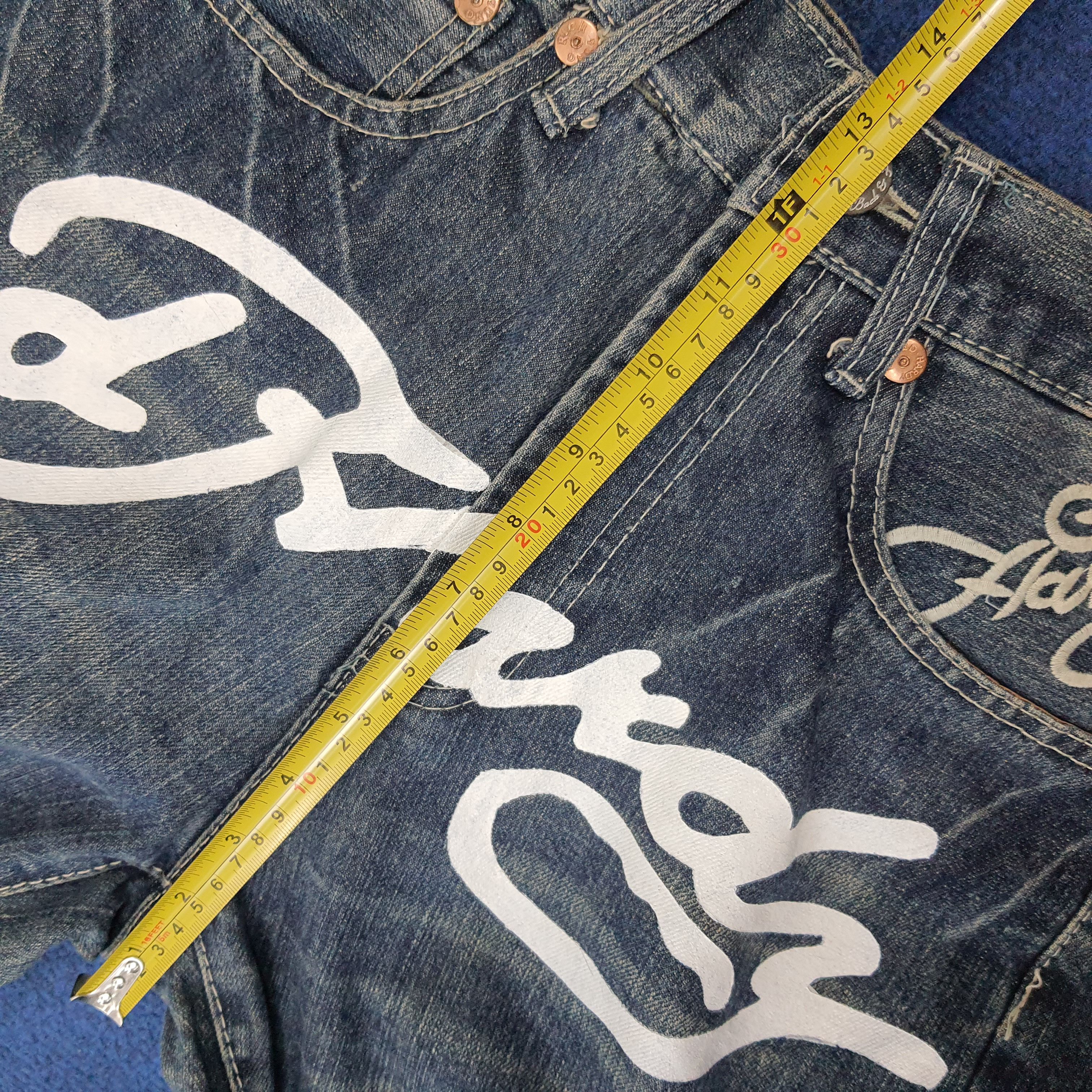 Ed Hardy Vintage Ed Hardy Christian Audigier Custom Logo Jeans C272N1 Size US 31 - 15 Thumbnail
