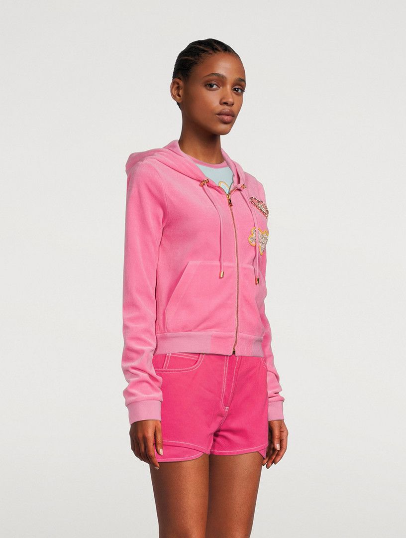 Balmain o1y0625 Hoodie in Pink Size M / US 6-8 / IT 42-44 - 2 Thumbnail