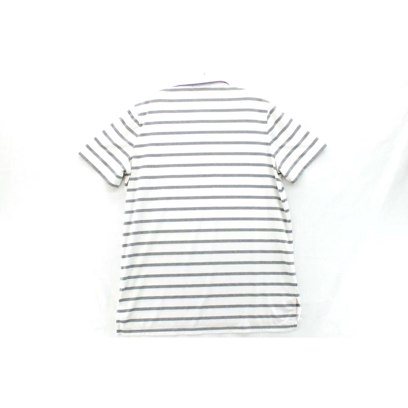 RLX Ralph Lauren RLX Ralph Lauren Polo Shirt Mens Large Striped White Gray Escondido Golf Polo shirt Size US L / EU 52-54 / 3 - 5 Thumbnail