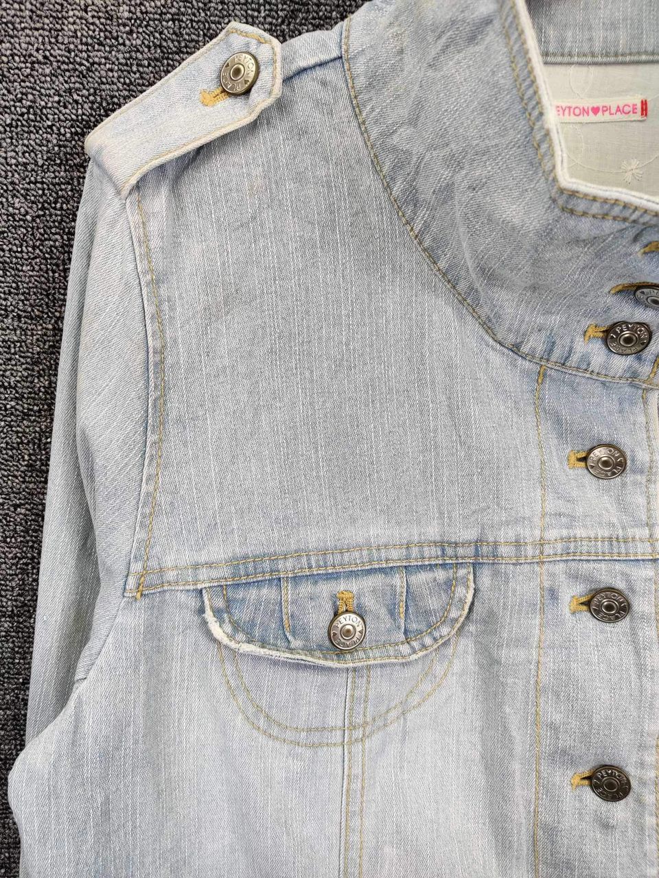 Japanese Brand Vintage Peyton Place Denim Jacket Size US M / EU 48-50 / 2 - 6 Thumbnail
