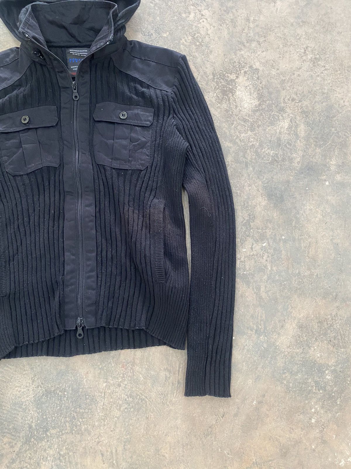 Hysteric Glamour × Japanese Brand × Le Grande Bleu (L.G.B.) NICOLE CLUB KNIT PUNK GRUNGE LGB JACKET 90s GOTHIC Size US S / EU 44-46 / 1 - 4 Thumbnail
