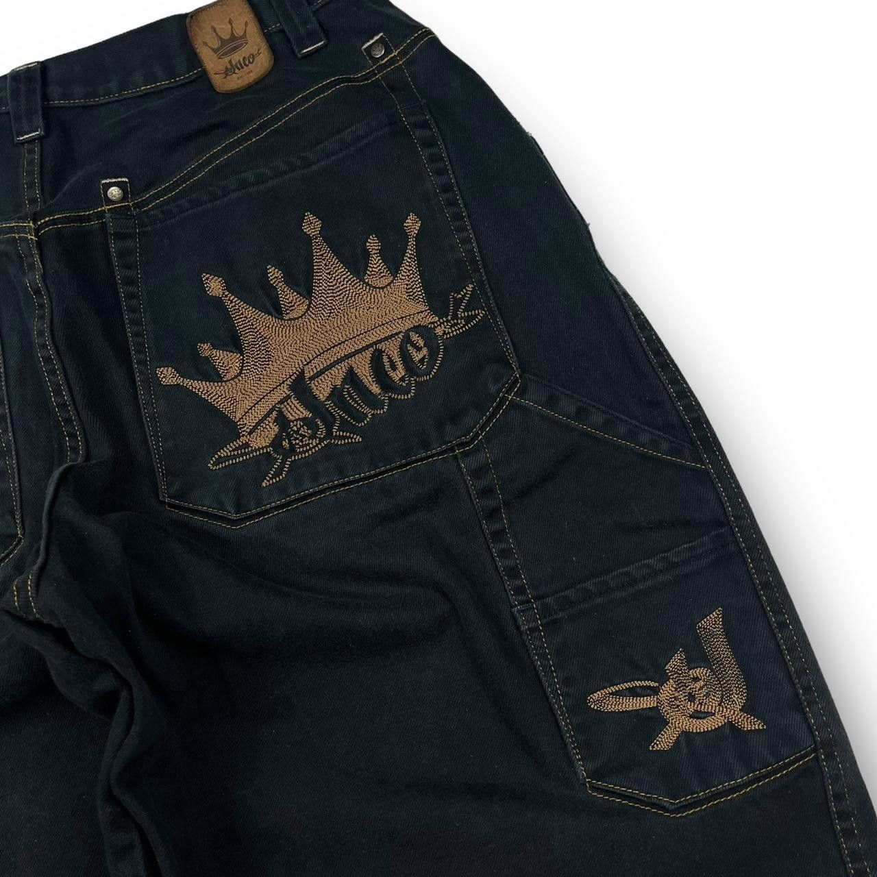 JNCO JNCO Men's Black Shorts Size US 38 / EU 54 - 2 Thumbnail
