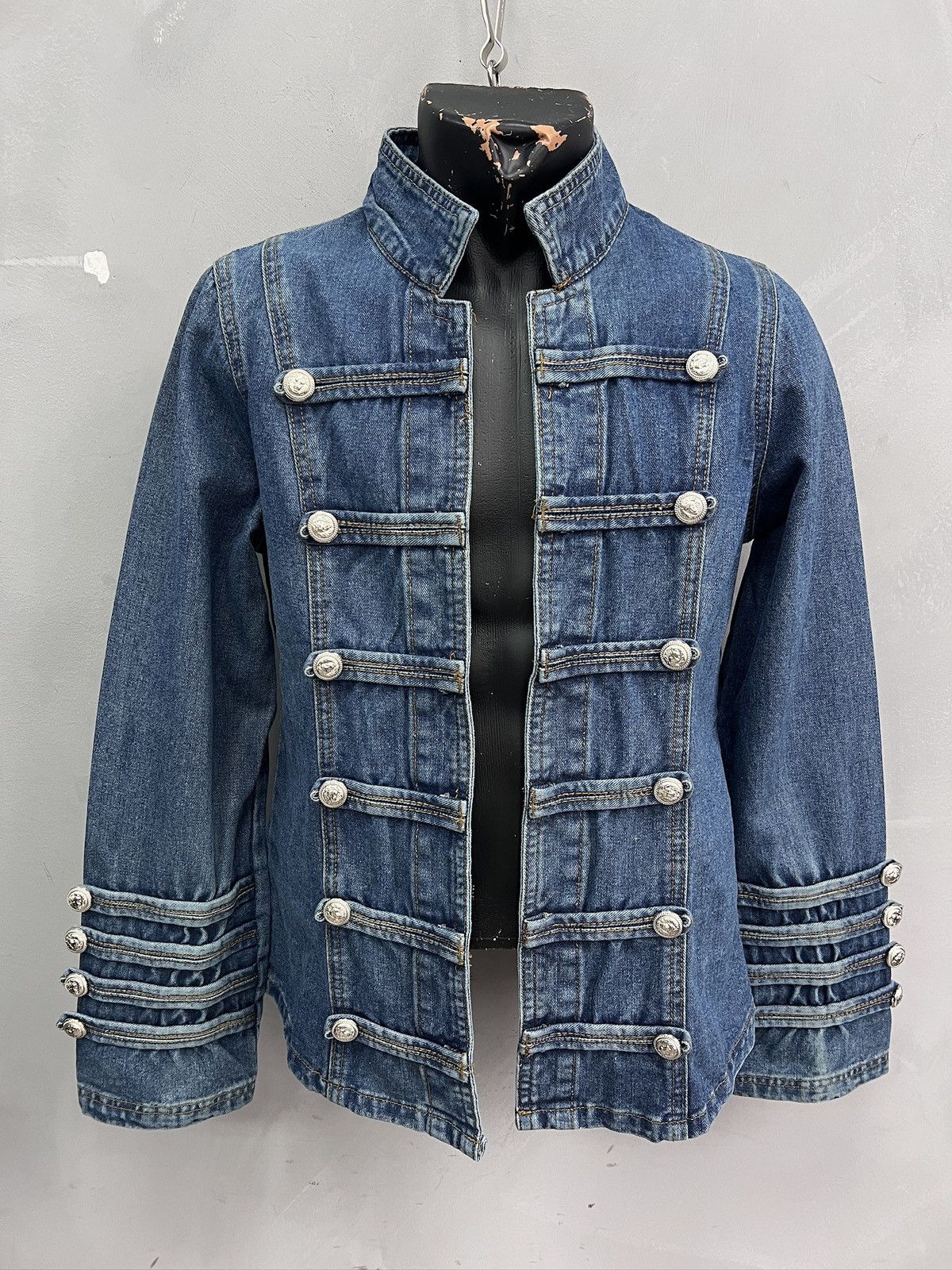 Japanese Brand Denim buttons hype hysteric glamour style denim jacket y2k Size US M / EU 48-50 / 2 - 1 Thumbnail