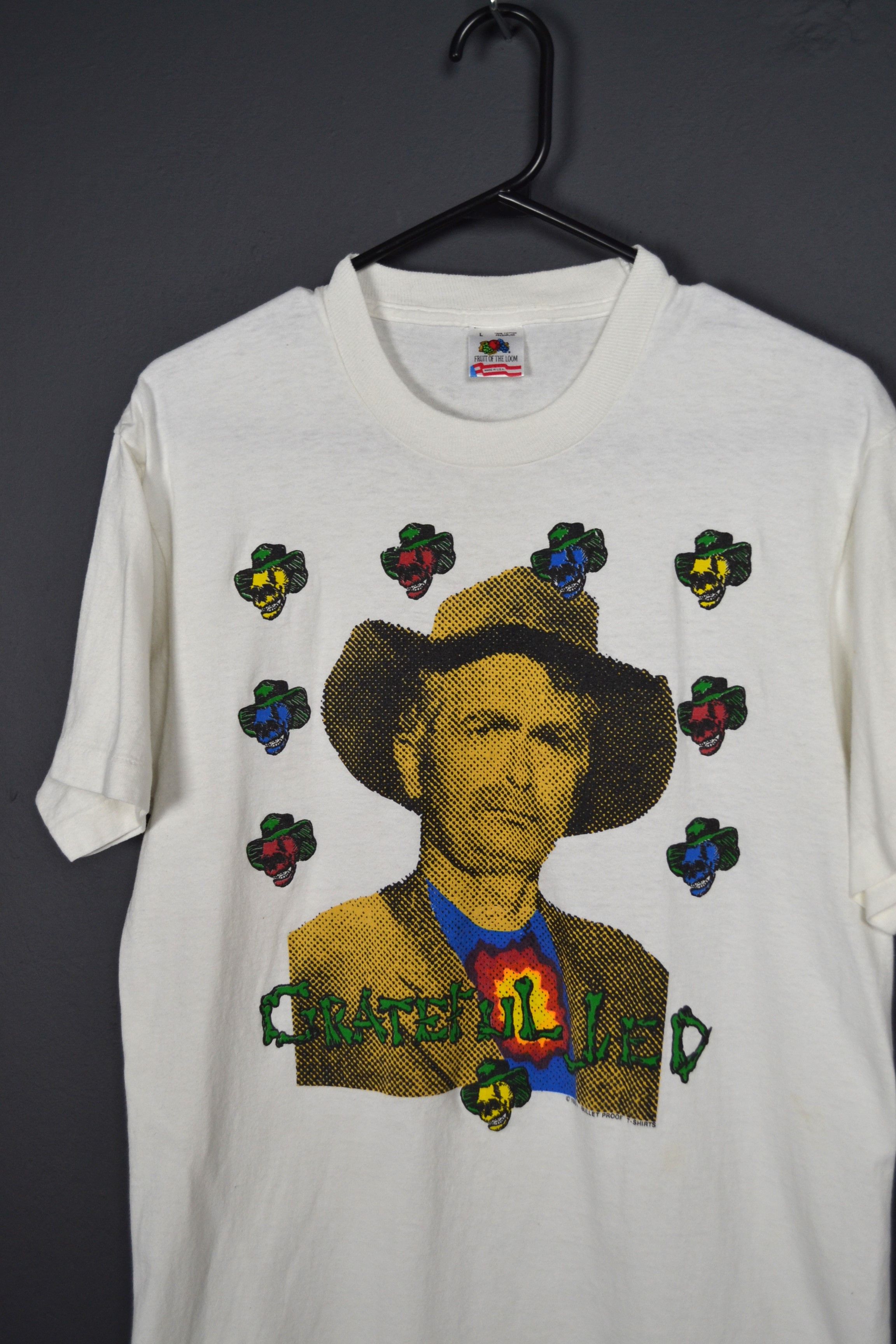 Band Tees The Greatful Jed 1989 Vintage Dead Made in USA L Cotton Size US L / EU 52-54 / 3 - 1 Thumbnail