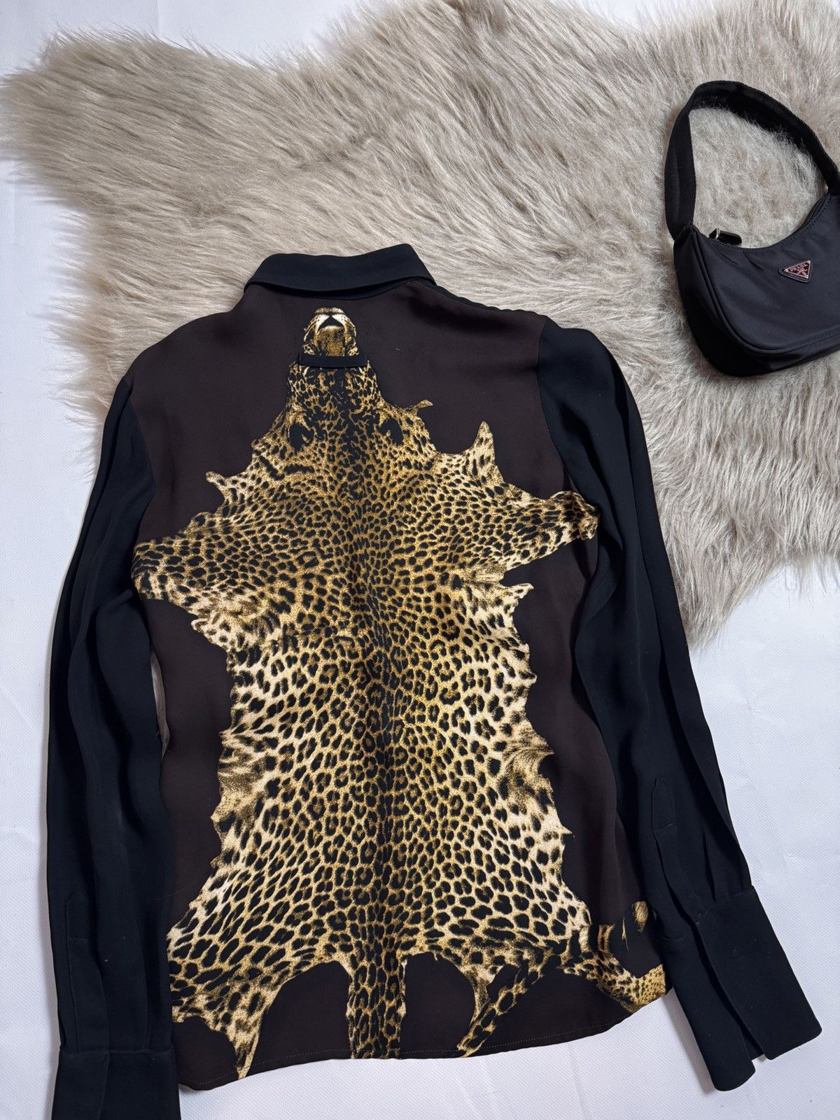 Jean Paul Gaultier Jean Paul Gaultier Blouse Femme Leopard Printed shirt brown Size M / US 6-8 / IT 42-44 - 2 Thumbnail