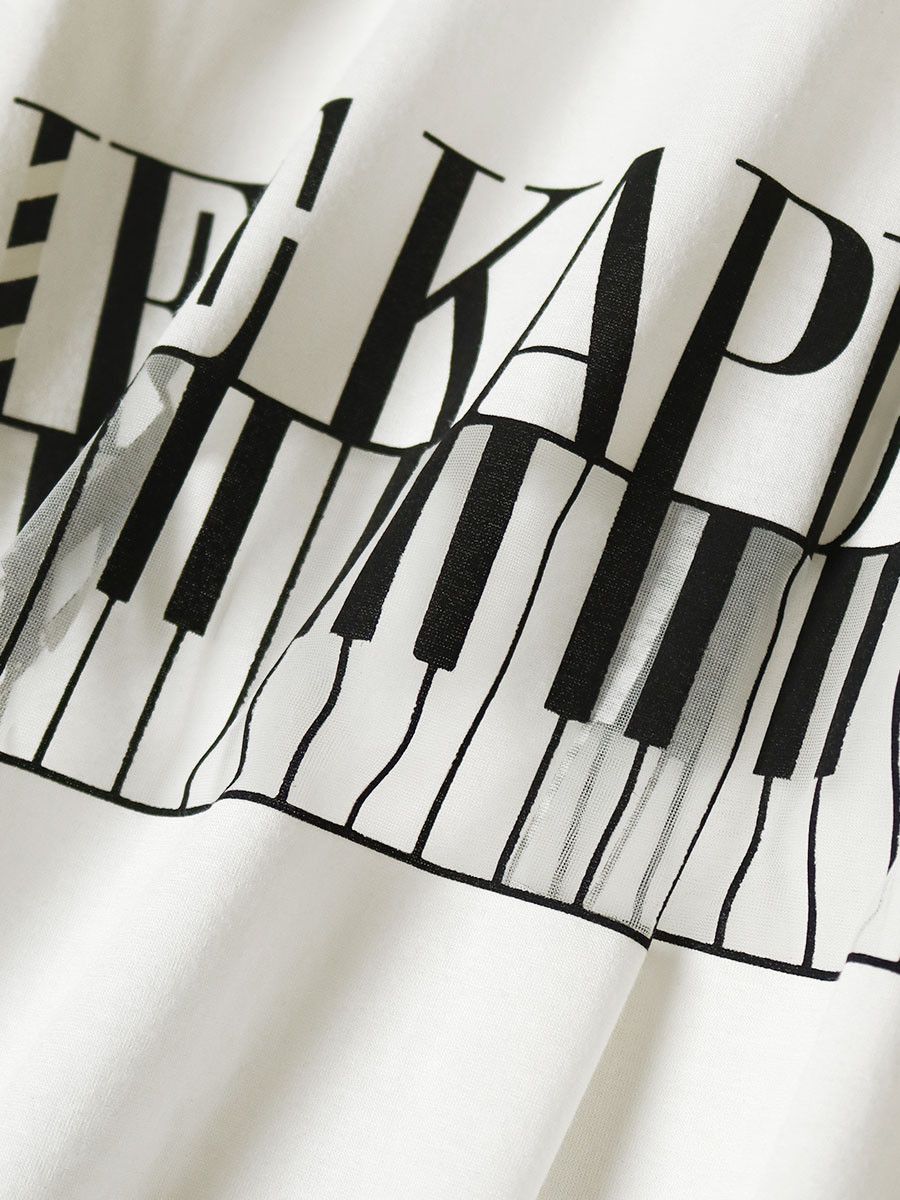 Kapital kapital Opal LIFE KAPRICCIO Piano T-shirt Size US S / EU 44-46 / 1 - 3 Thumbnail