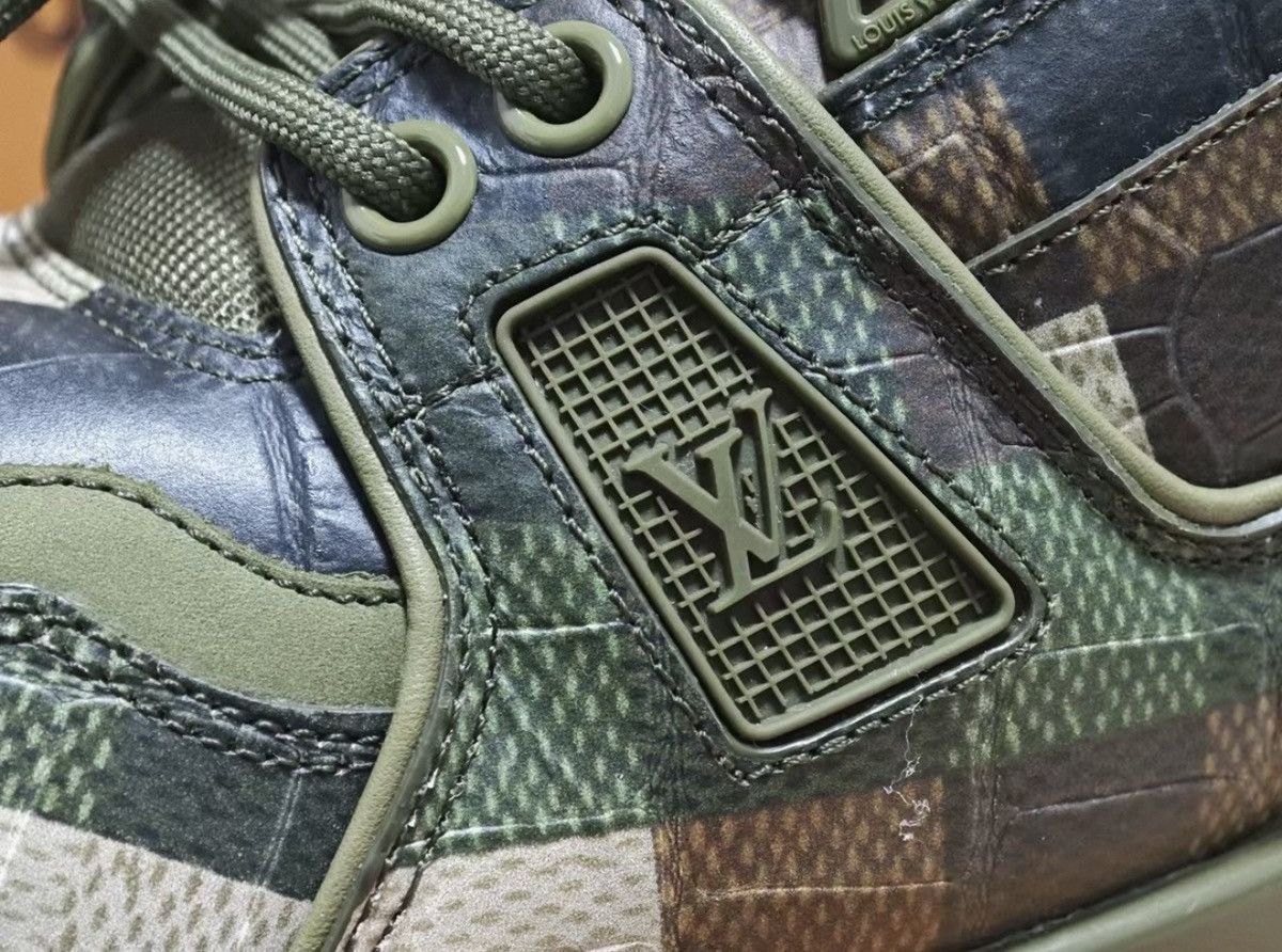 Louis Vuitton Louis Vuitton 8.5 Maxi Damoflage Damier Sneakers Trainer Size US 8.5 / EU 41-42 - 10 Thumbnail