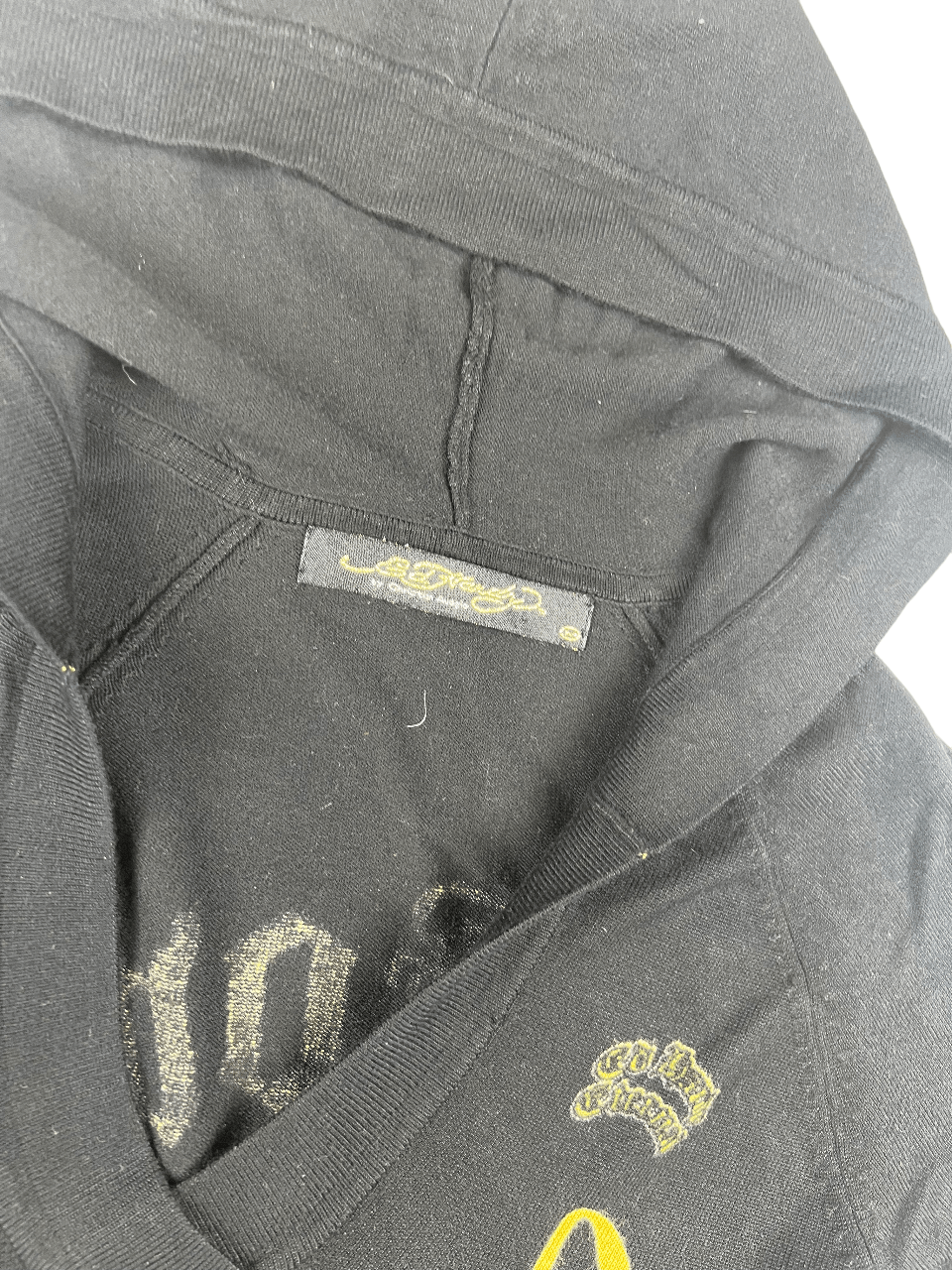Ed Hardy × Vintage Vintage Ed Hardy Wool Hoodie M Size M / US 6-8 / IT 42-44 - 2 Thumbnail