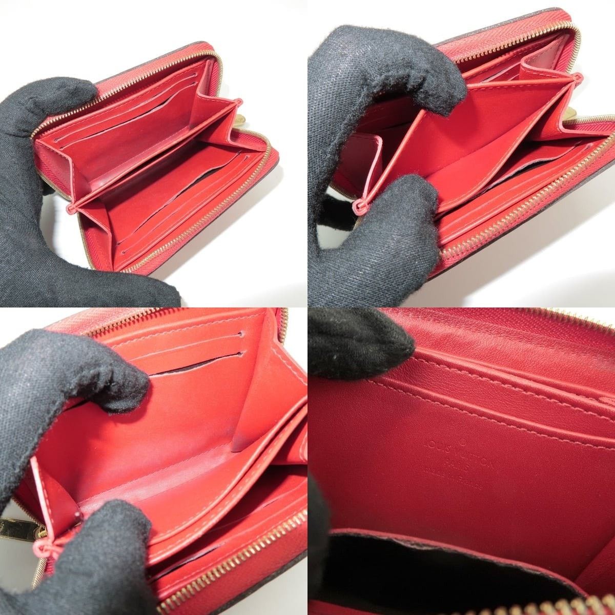 Louis Vuitton Louis Vuitton Monogram Vernis Zippy Coin Purse Red Size ONE SIZE - 6 Thumbnail
