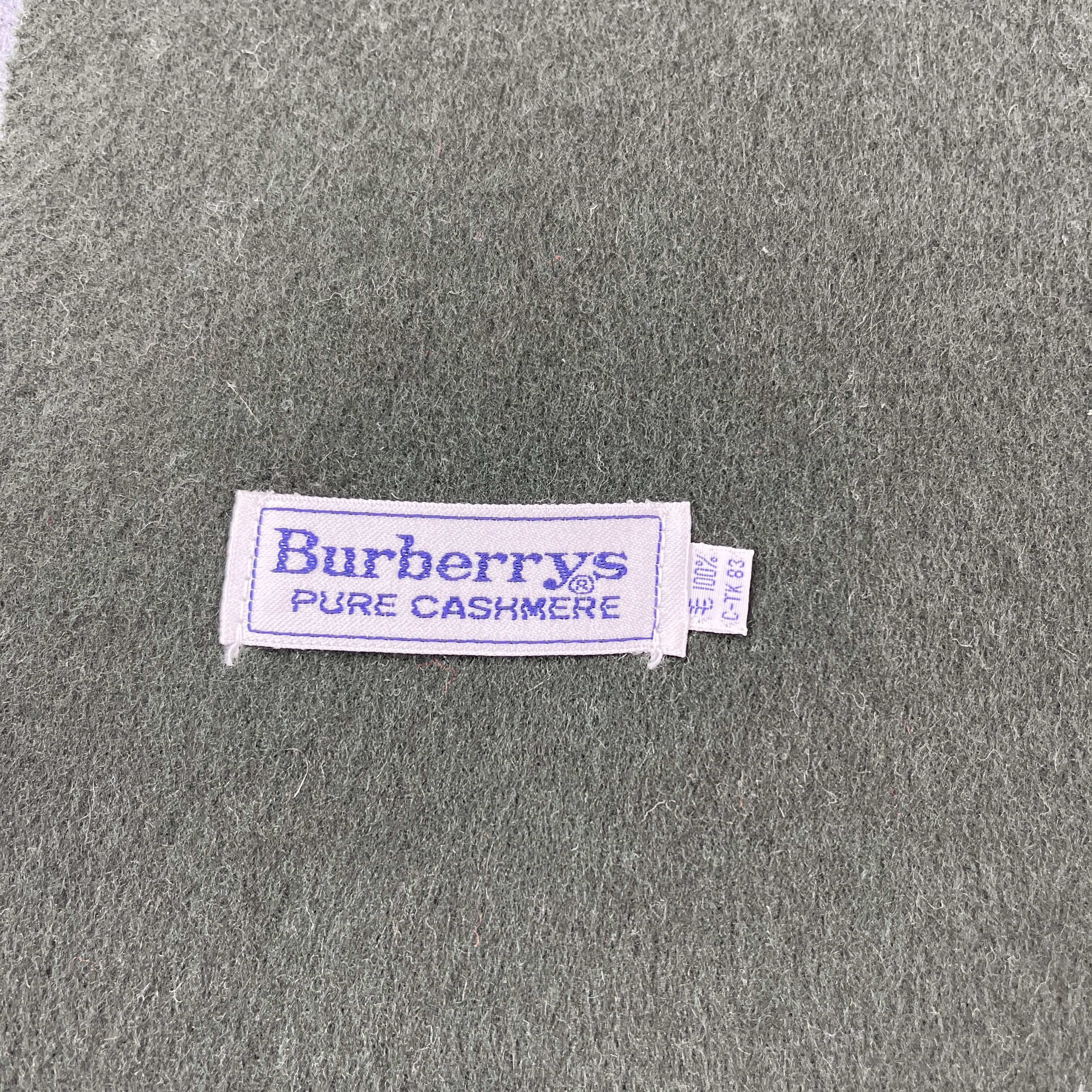 Burberry × Vintage Vintage Burberry Scarf / Muffler / Neckwear T1496 Size ONE SIZE - 5 Thumbnail