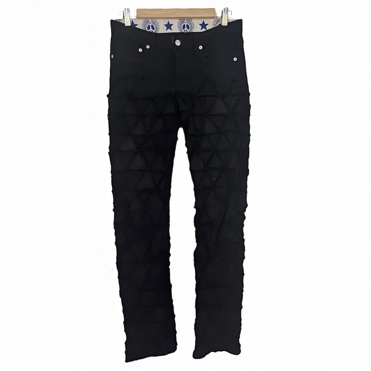 PHENOMENON Phenomenon crust denim pants Size US 32 / EU 48 - 1 Thumbnail