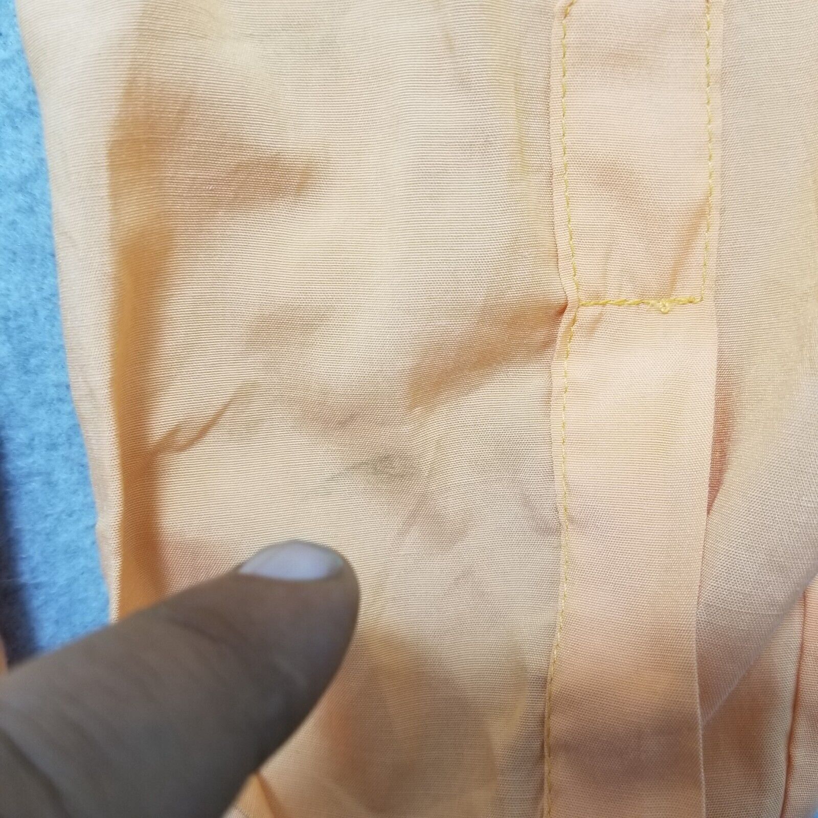 Other Vakko Shirt Womens XL Orange Button Up Long Sleeve Pocket Size XL / US 12-14 / IT 48-50 - 7 Thumbnail