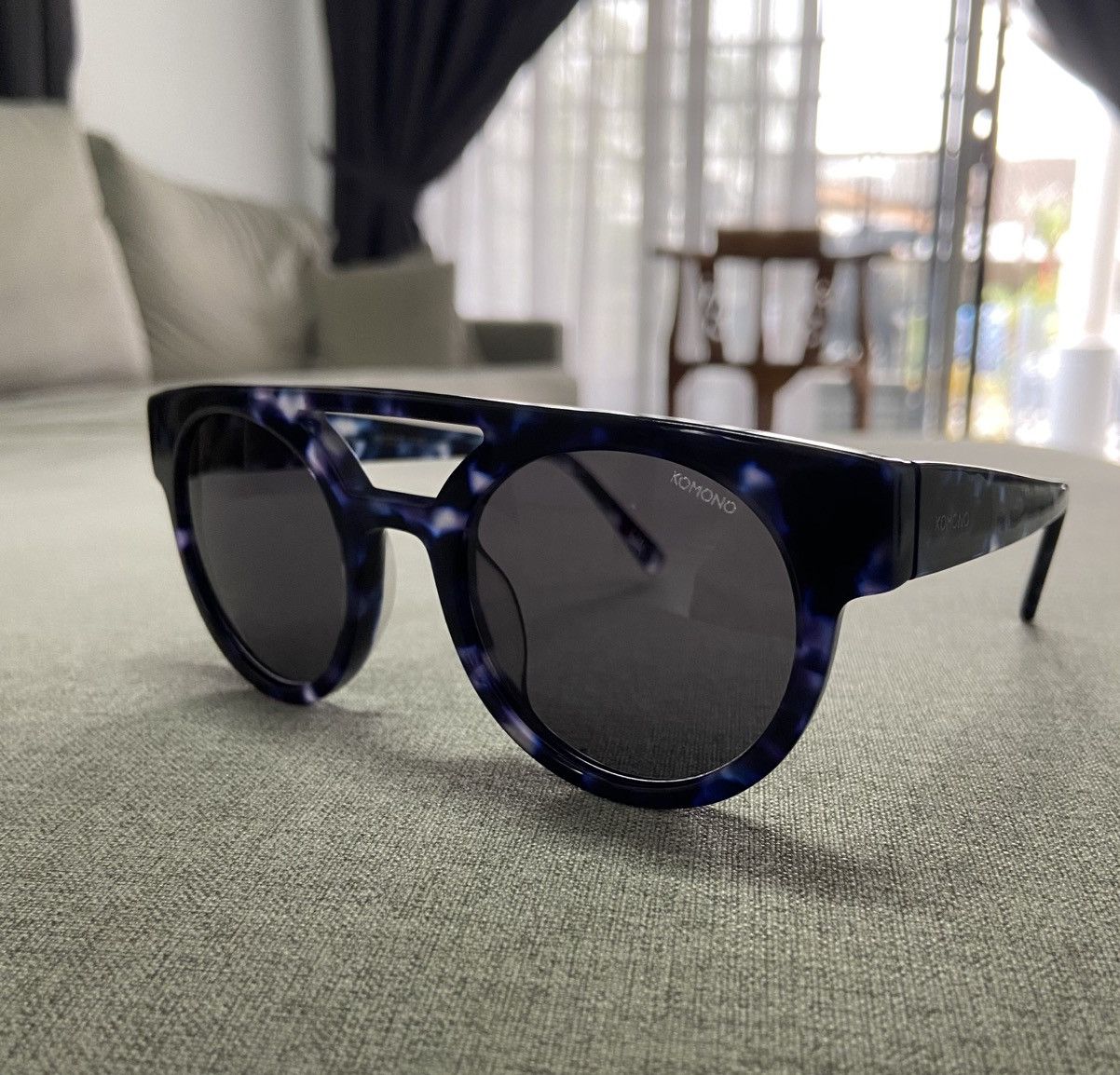 Komono KOMONO Sunglasses The dreyfuss blur indigo Size ONE SIZE - 1 Thumbnail