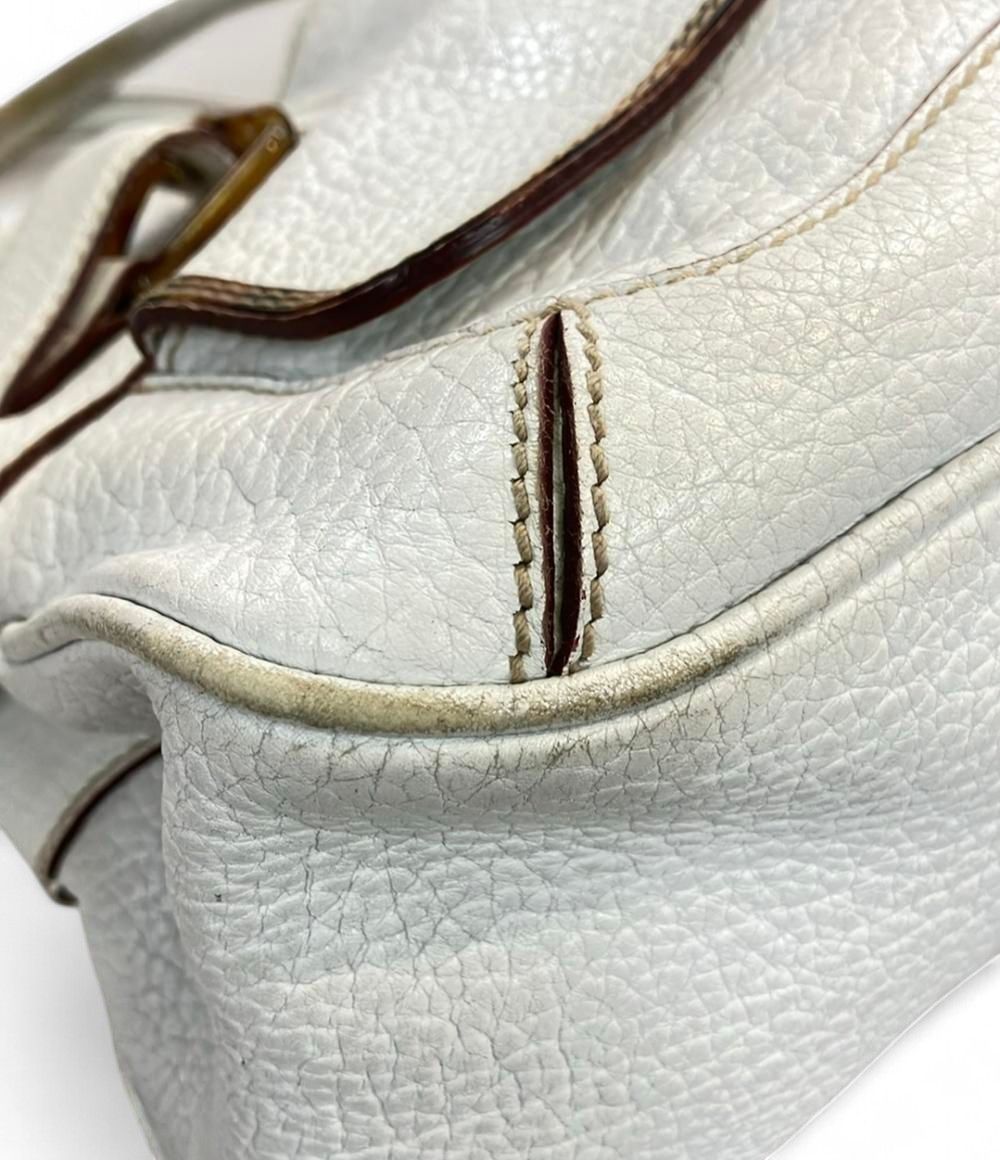 Dolce & Gabbana Dolce & Gabanna - White Leather Handbag Charm LeopardPrint Size ONE SIZE - 6 Thumbnail