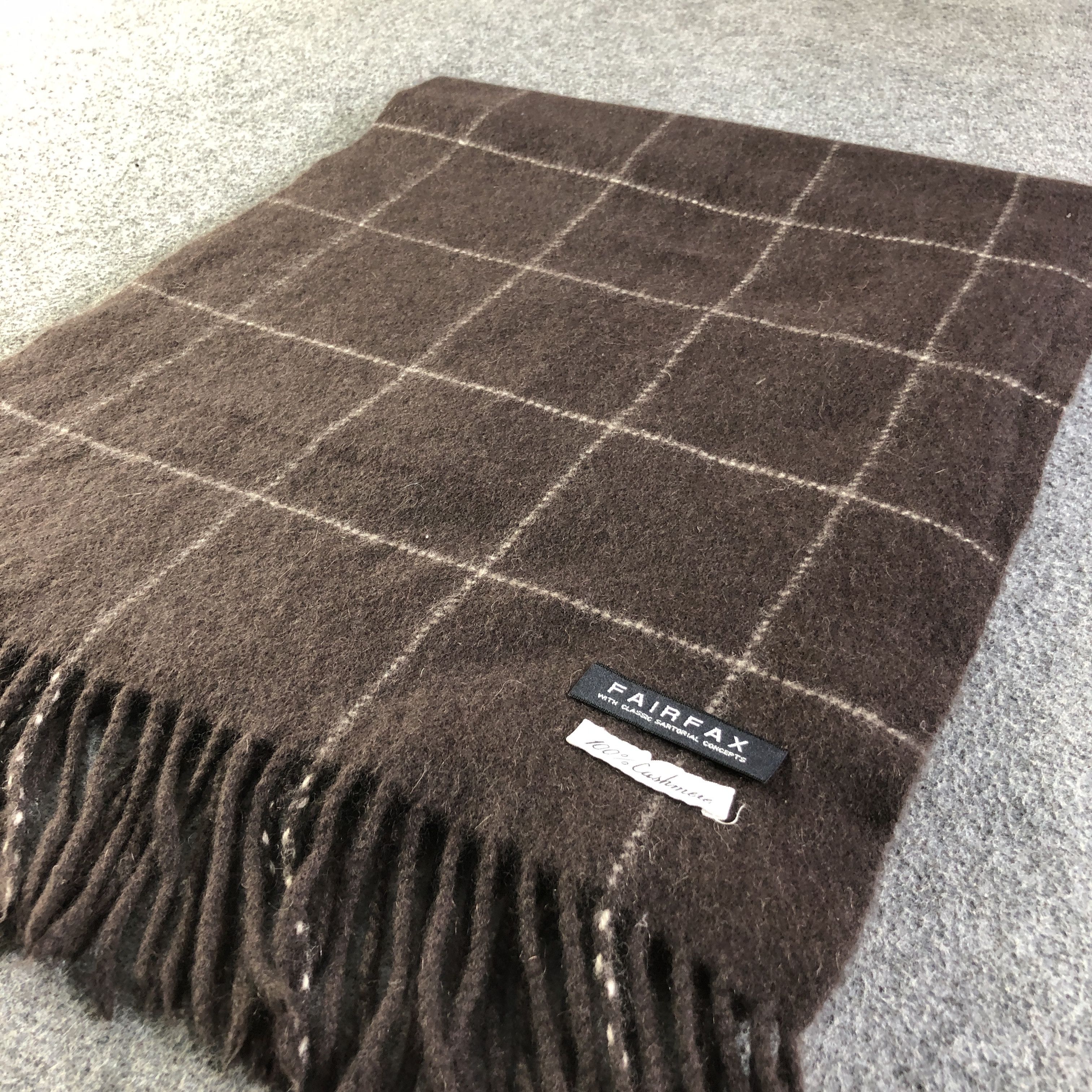 424 Fairfax Cashmere Scarf Muffler Neckwear V2786 Size ONE SIZE - 3 Thumbnail