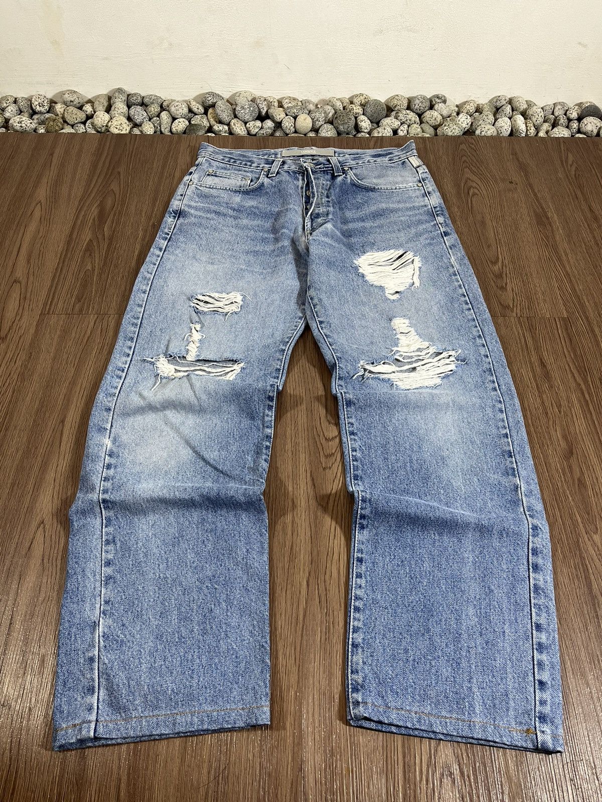Versace Jeans Couture Versace Jeans Couture Distressed Denim – (Made in Italy) Size US 31 - 5 Thumbnail