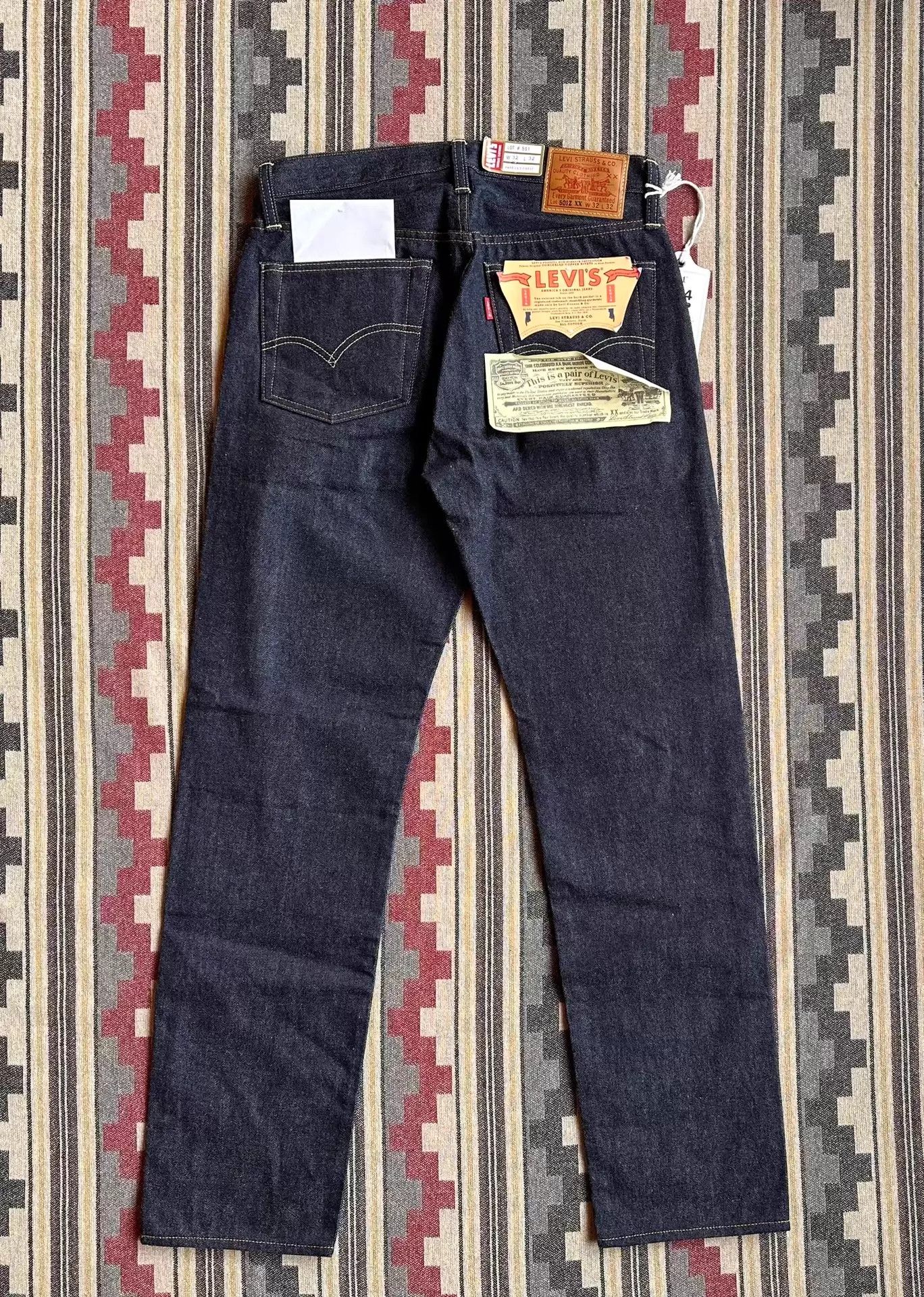 Levi's Levi's LVC 1954 501ZXX Selvage Raw Denim Japan W32L32 New Size US 32 / EU 48 - 3 Thumbnail