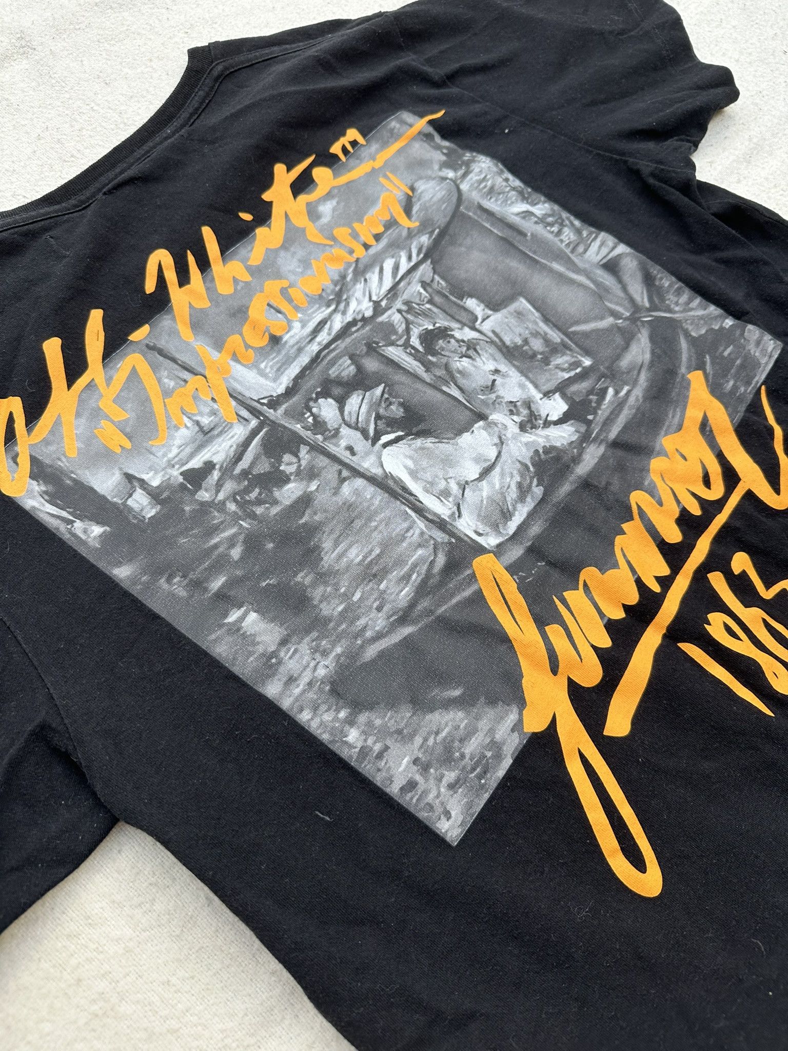 Off-White Off-White T-Shirt Summer 1863 Black Impressionism Logo Size US M / EU 48-50 / 2 - 10 Thumbnail