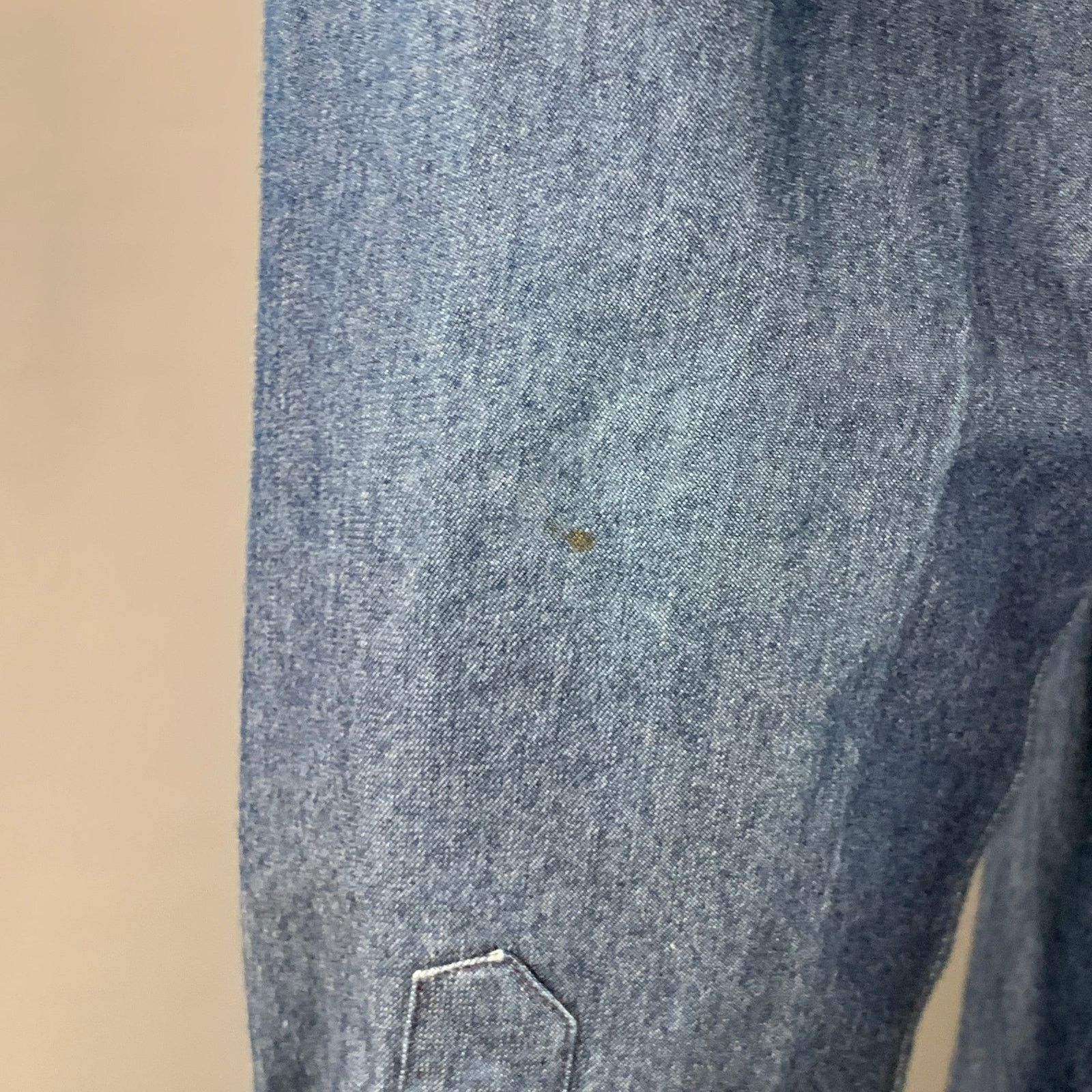 Adam Kimmel Size L Indigo Cotton Denim Twill Western Snap Shirt Size US L / EU 52-54 / 3 - 5 Thumbnail