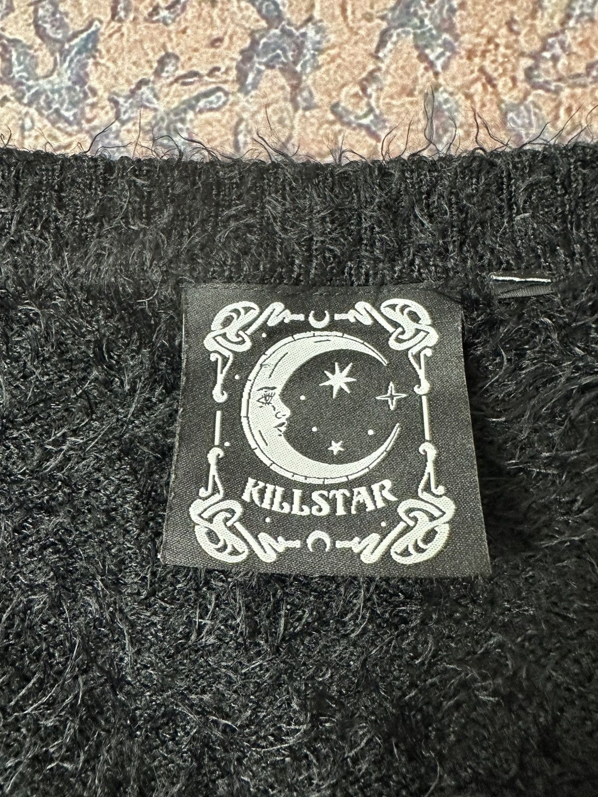Killstar Black LGB If Six Was Nine Vibe Mohair Faux Fur Knit Sweater Size US M / EU 48-50 / 2 - 5 Thumbnail