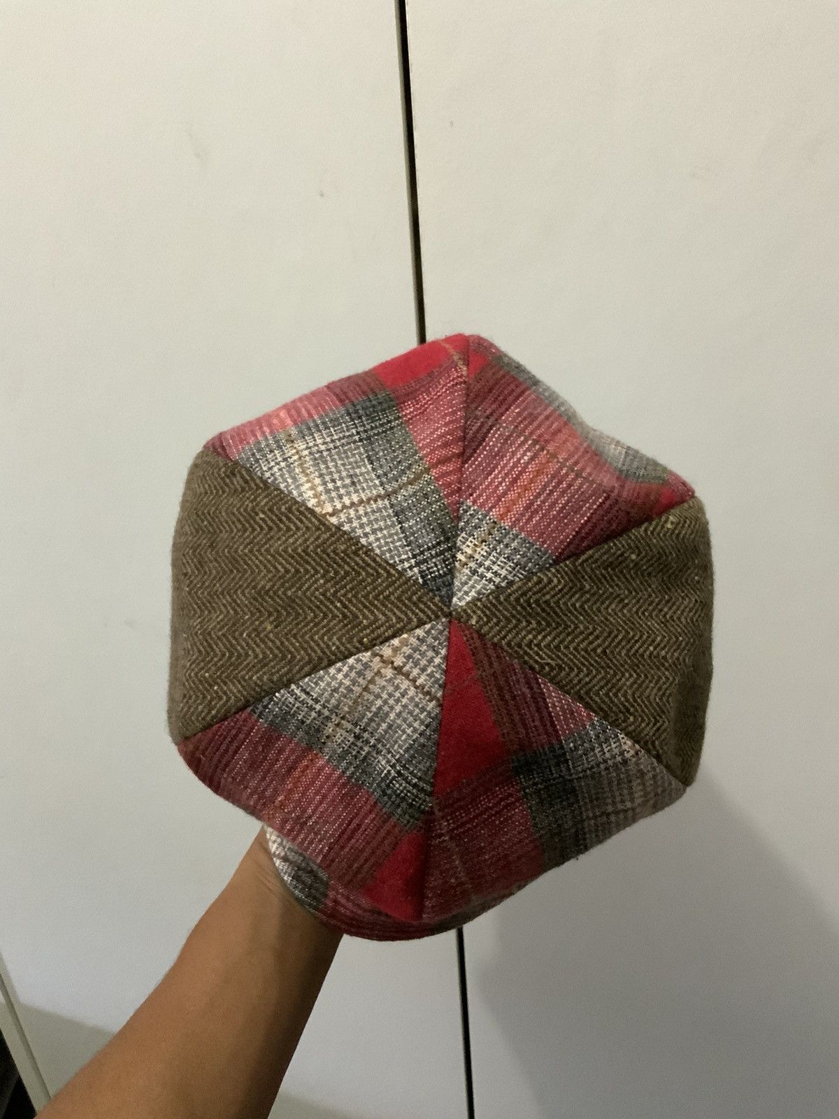 Japanese Brand Newsboy Patchwork Japan Retro Hat Size ONE SIZE - 6 Thumbnail