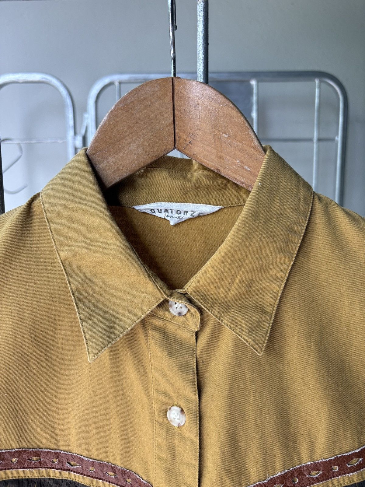 Japanese Brand Quatorz vintage western shirt Size M / US 6-8 / IT 42-44 - 3 Thumbnail