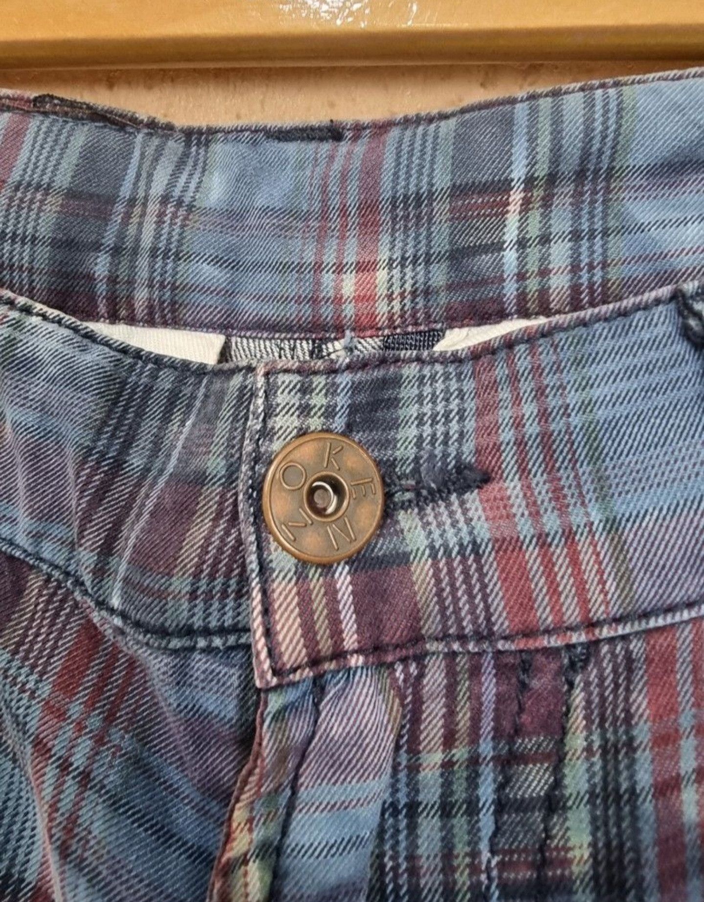 Kenzo Kenzo Homme Vintage checkered denim Pants Size US 30 / EU 46 - 4 Thumbnail