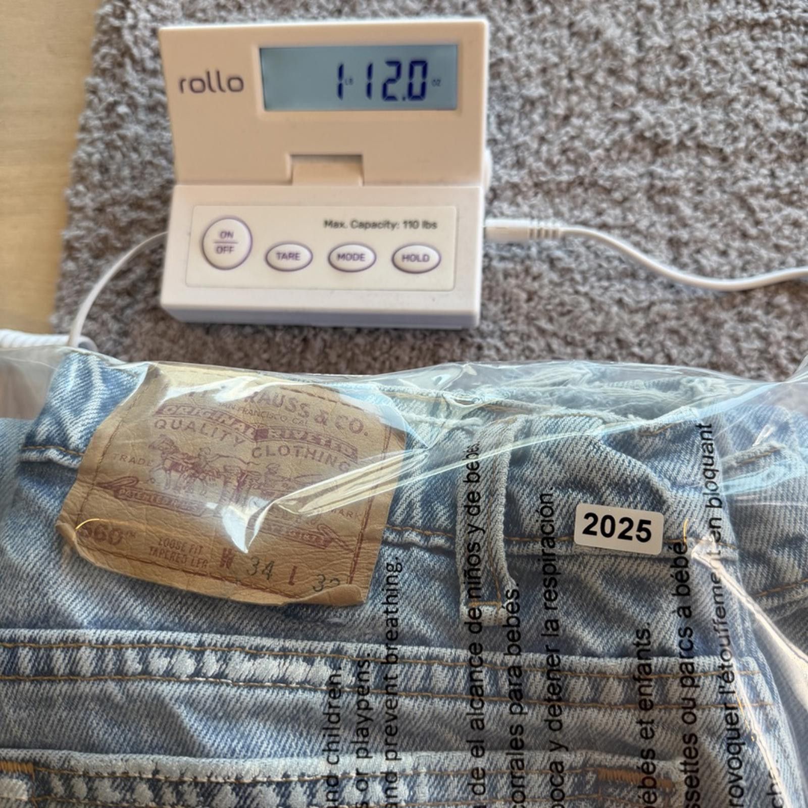 Levi's Vintage 90s Levis 560 Jeans 34x32 Loose Fit Tapered Light W Size US 34 / EU 50 - 11 Thumbnail