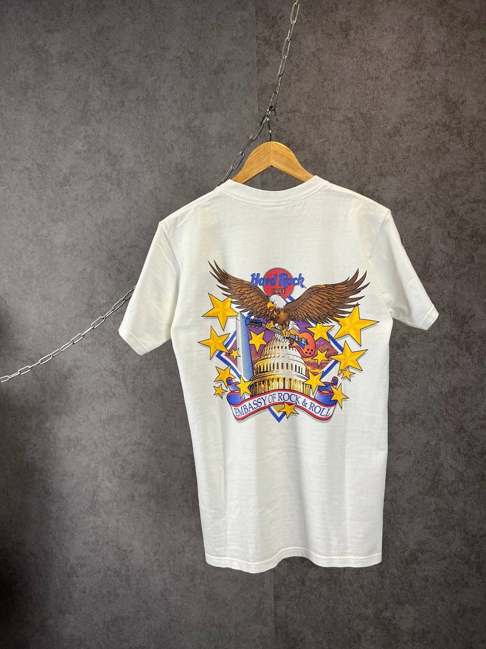Hard Rock Cafe × Vintage Hard Rock Cafe Washington vintage made in USA tee Size US S / EU 44-46 / 1 - 1 Thumbnail