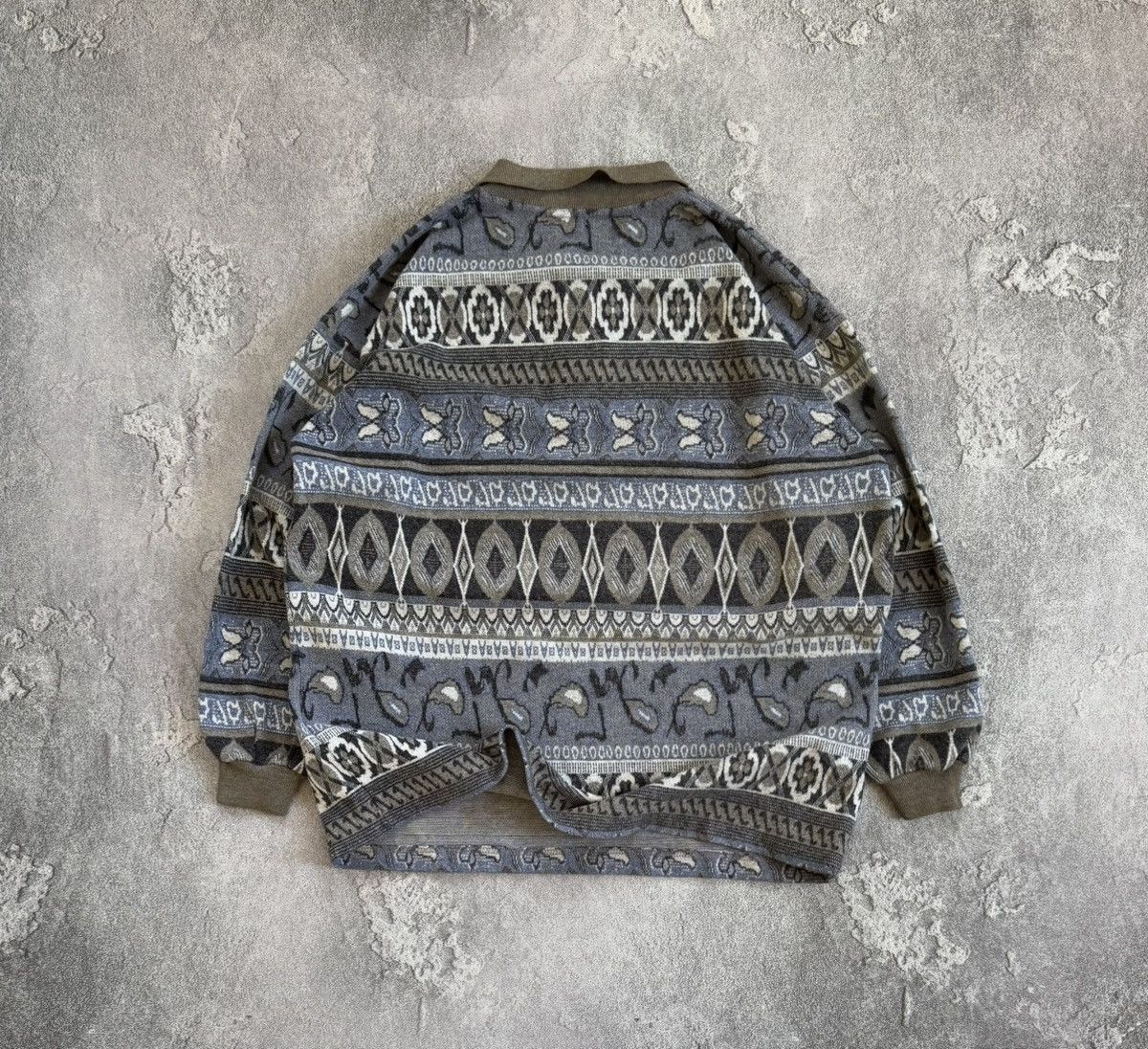 Designer × Vintage Eagle force XL Aztec sweatshirt polo long sleeve rugby Size US XL / EU 56 / 4 - 10 Thumbnail