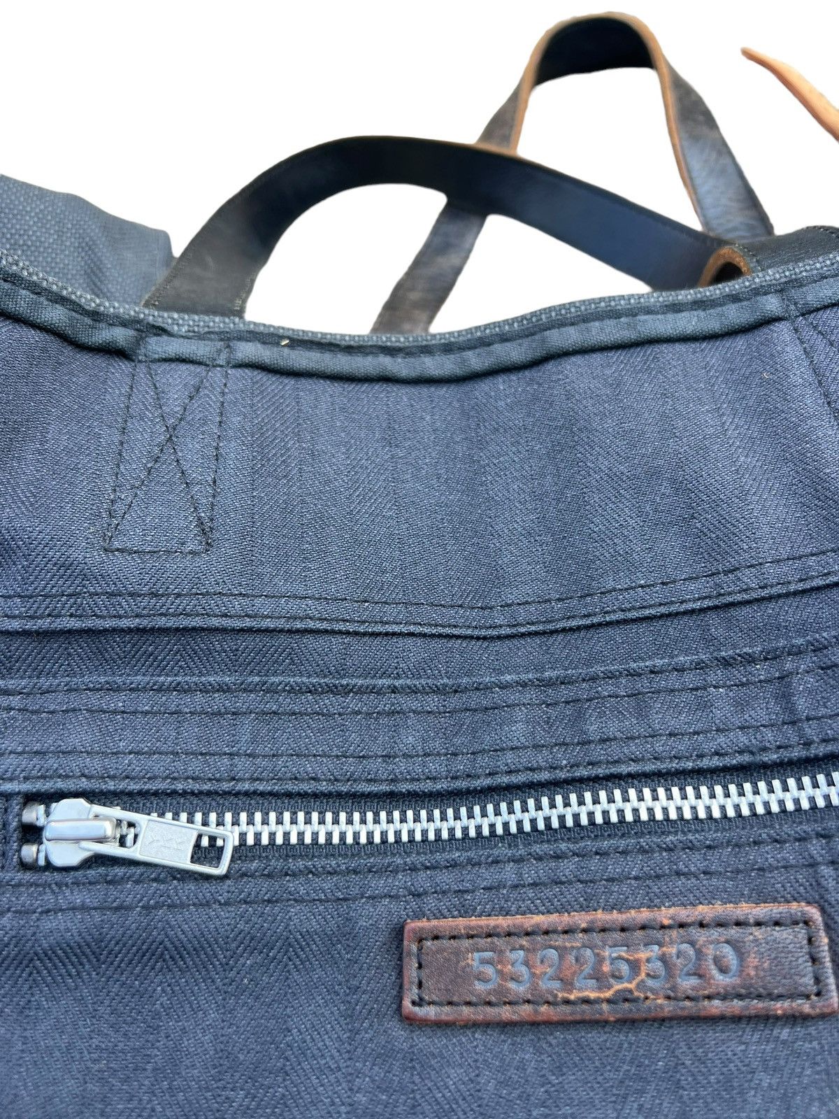 Porter 53225320 Waxed Herringbone Twill Cotton Handle Bag Size ONE SIZE - 17 Thumbnail