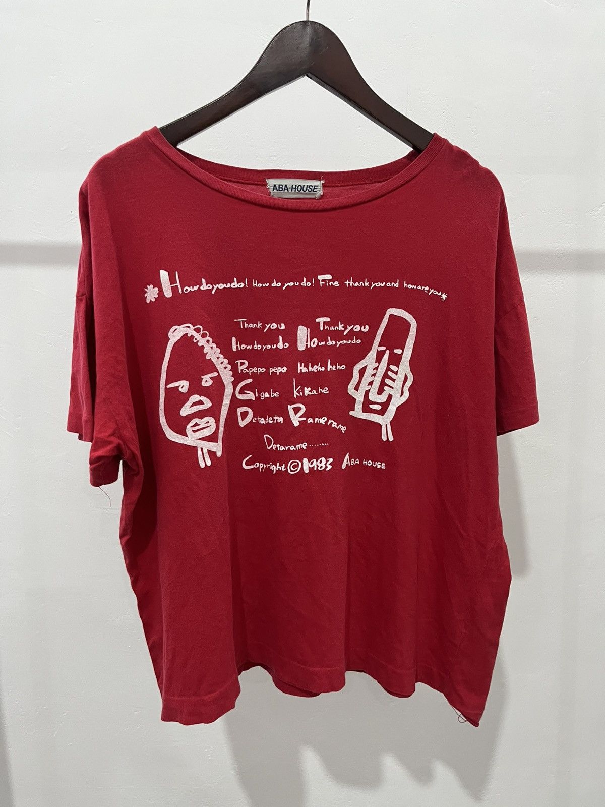 Yohji Yamamoto Abahouse 1983 archive tee Size US M / EU 48-50 / 2 - 1 Thumbnail