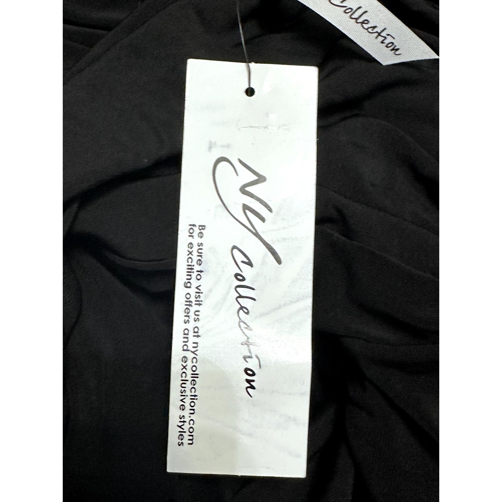 Other NY Collection Women's Ruched A Line 3/4 Sleeve Dress MP NWT Size M / US 6-8 / IT 42-44 - 8 Thumbnail