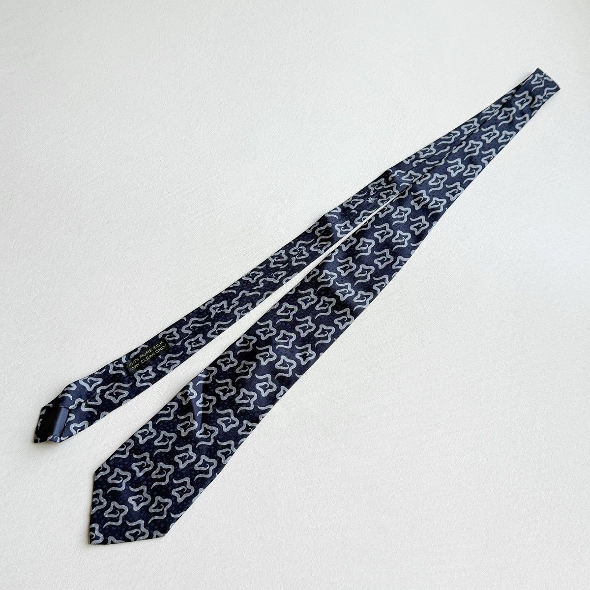 Giorgio Armani Giorgio Armani Navy Silk Tie Size ONE SIZE - 2 Thumbnail
