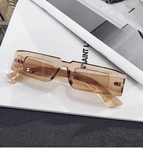 Designer × Vintage Retro square glasses with small frames Size ONE SIZE - 1 Thumbnail