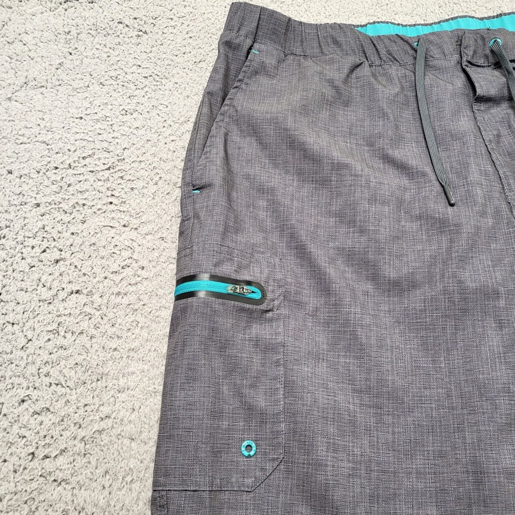 ZeroXposur ZeroXposur Swim Shorts Men's XXL Gray UV Protection 360 Degree Comfort Fit Beaches Beach UV-Protection Mens Bottom Shorts Size US 39 - 6 Thumbnail