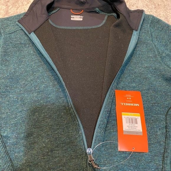 Merrell Merrell Montana Sweater‎ Wool Blend Fleece Full Zip Jacket - Size US XXL / EU 58 / 5 - 5 Thumbnail