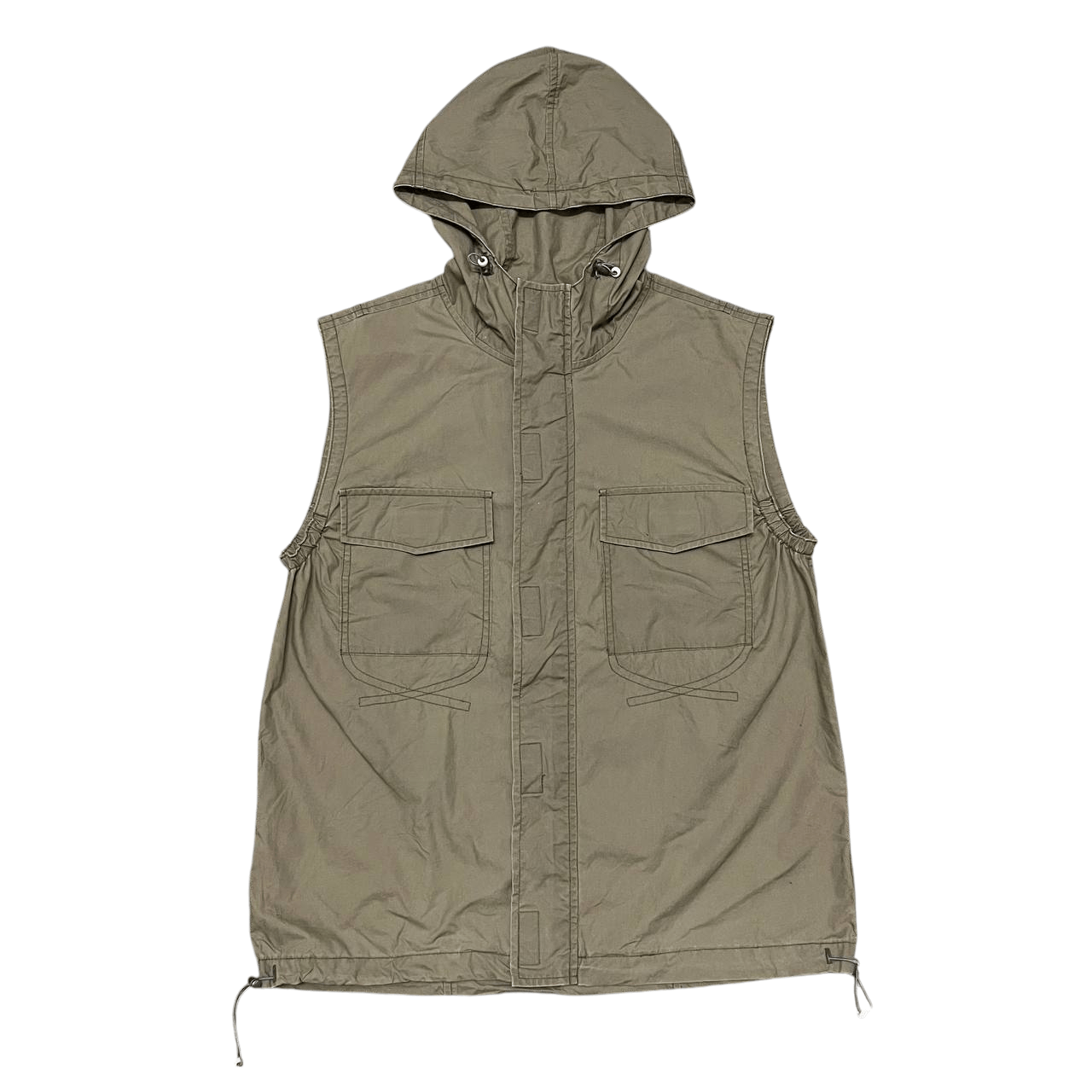 Marithe + Francois Girbaud Vintage MFG Marithe Francois Girbaud Hooded Vest Size US M / EU 48-50 / 2 - 1 Thumbnail