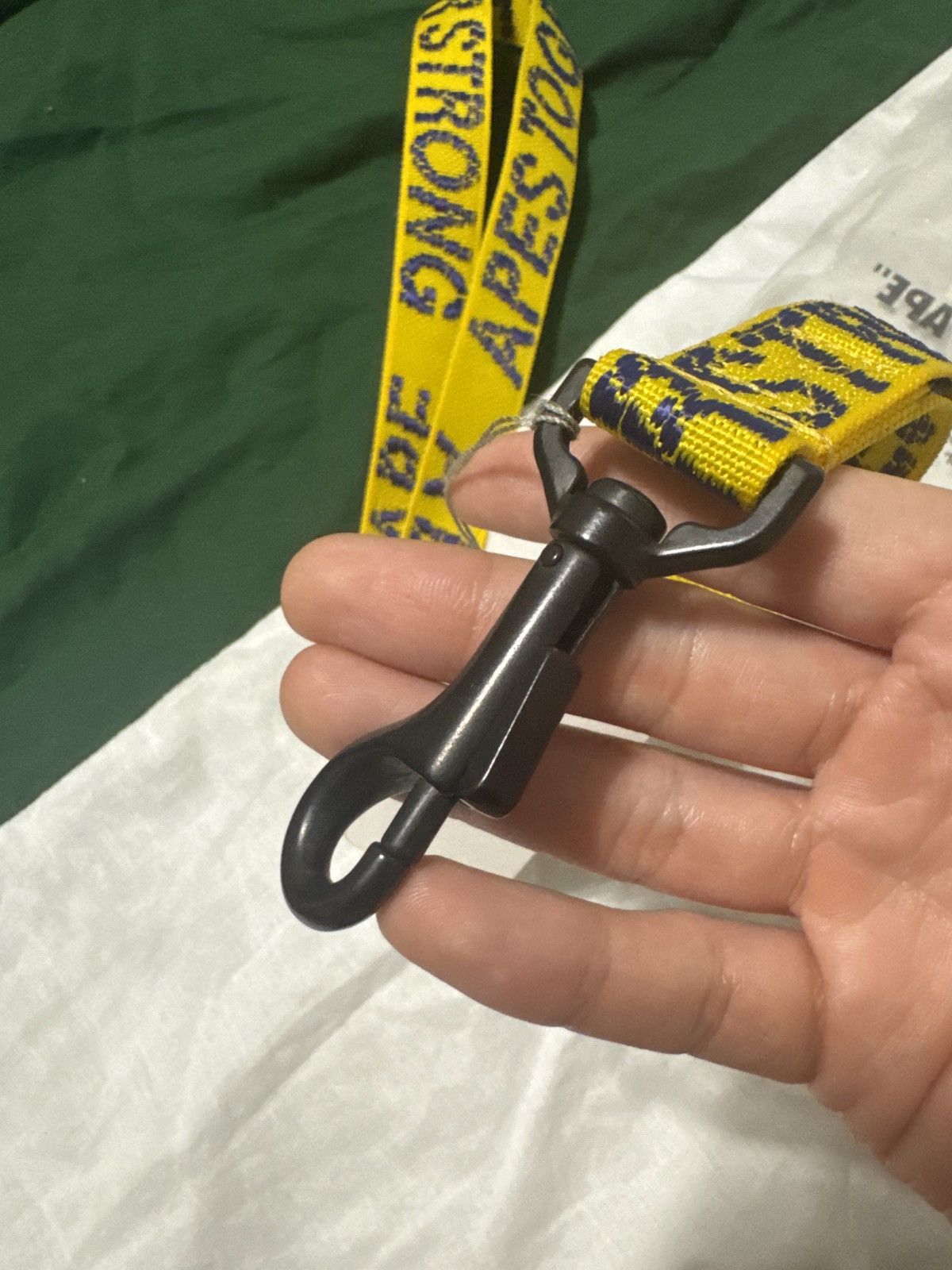 Bape BAPE Vintage Lanyard (Yellow/Blue) Size ONE SIZE - 5 Thumbnail