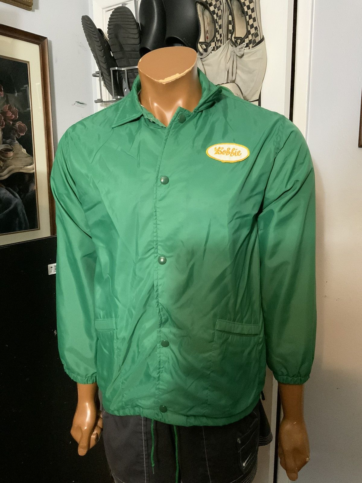Vintage 70s Windless Flap Jacket Patch Baseball Windbreaker Jacket Size US S / EU 44-46 / 1 - 8 Thumbnail