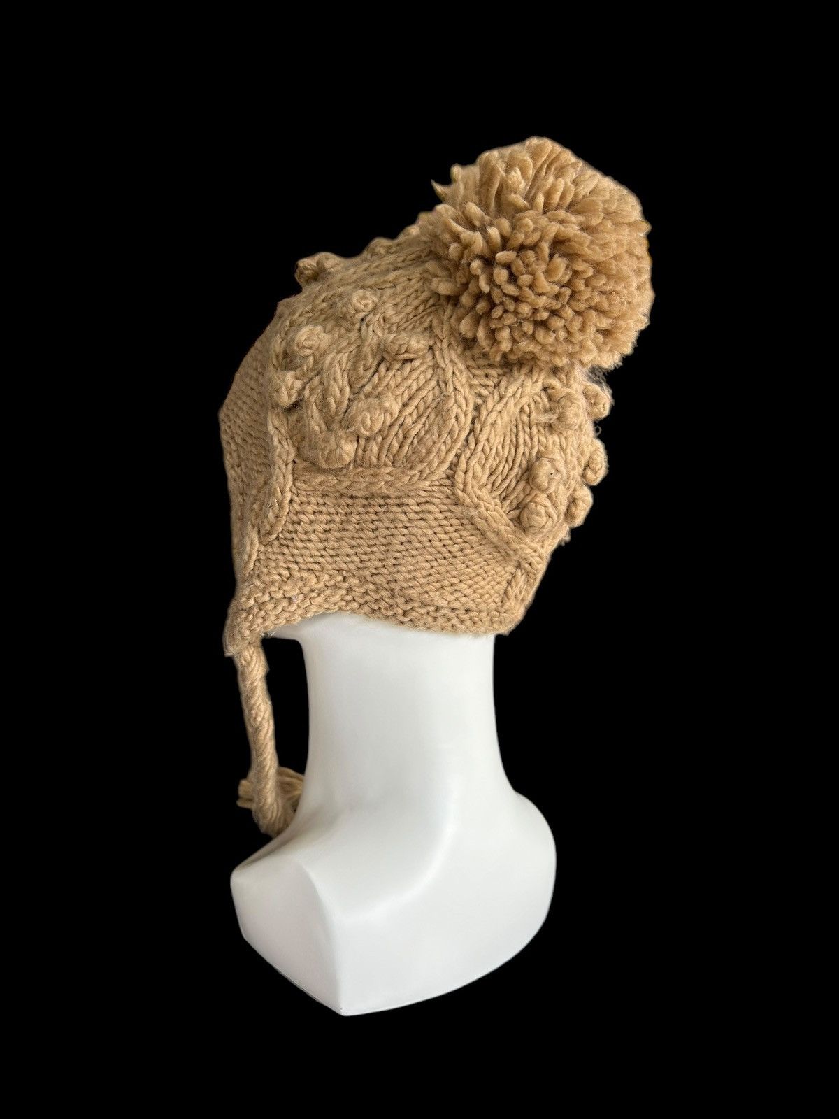 Japanese Brand × Kapital × Vintage Crochet Knitted Japanese Style Beanie Hats 🎌☠️ Size ONE SIZE - 2 Thumbnail