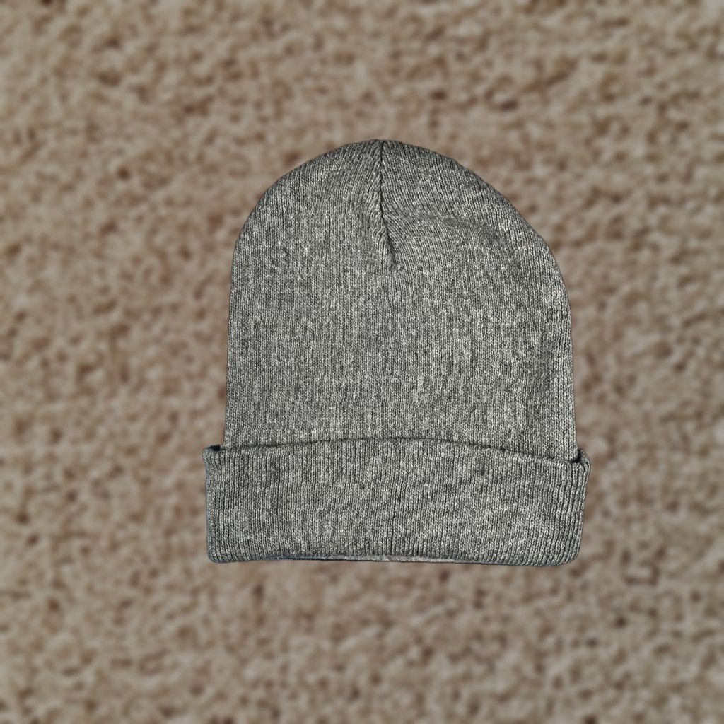 Vintage Lhs International Beanie Toque Adult One Size Gray Knit Acrylic Blend Ski Cuff Hat Unisex Adults Beanie - Note: This answer must be only the title. Size ONE SIZE - 1 Thumbnail
