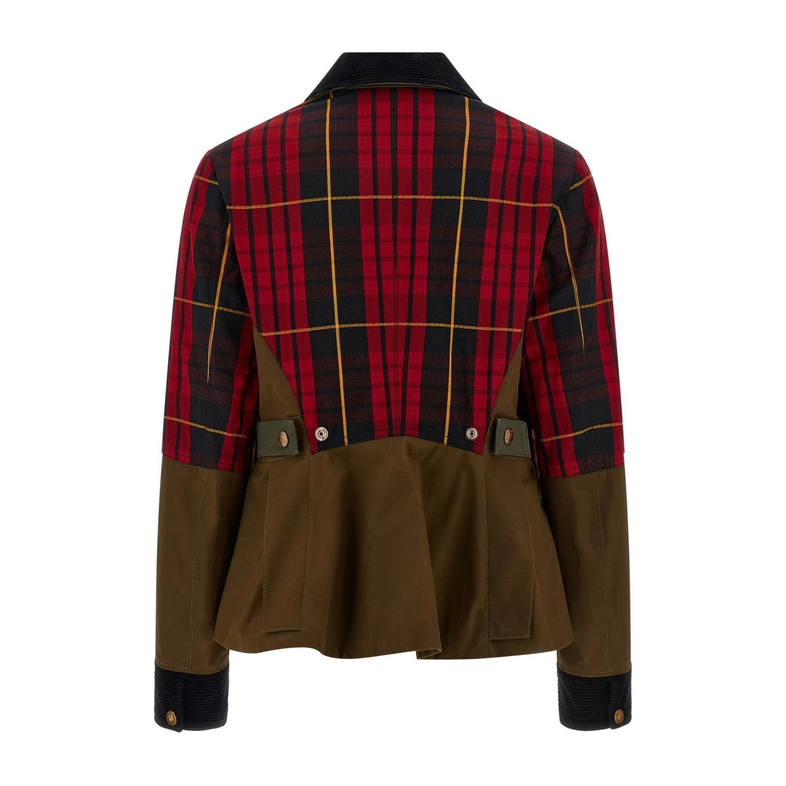 Alexander McQueen ALEXANDER MCQUEEN $3100 Red Tartan Ripstop Jacket New & Auth Size XS / US 0-2 / IT 36-38 - 2 Thumbnail