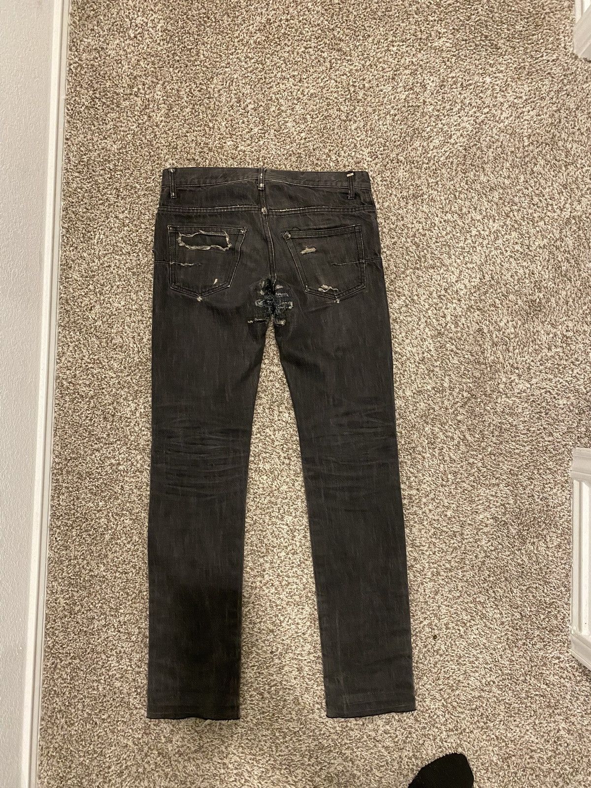 Dior Dior Homme Distressed Denim Size US 28 / EU 44 - 4 Thumbnail