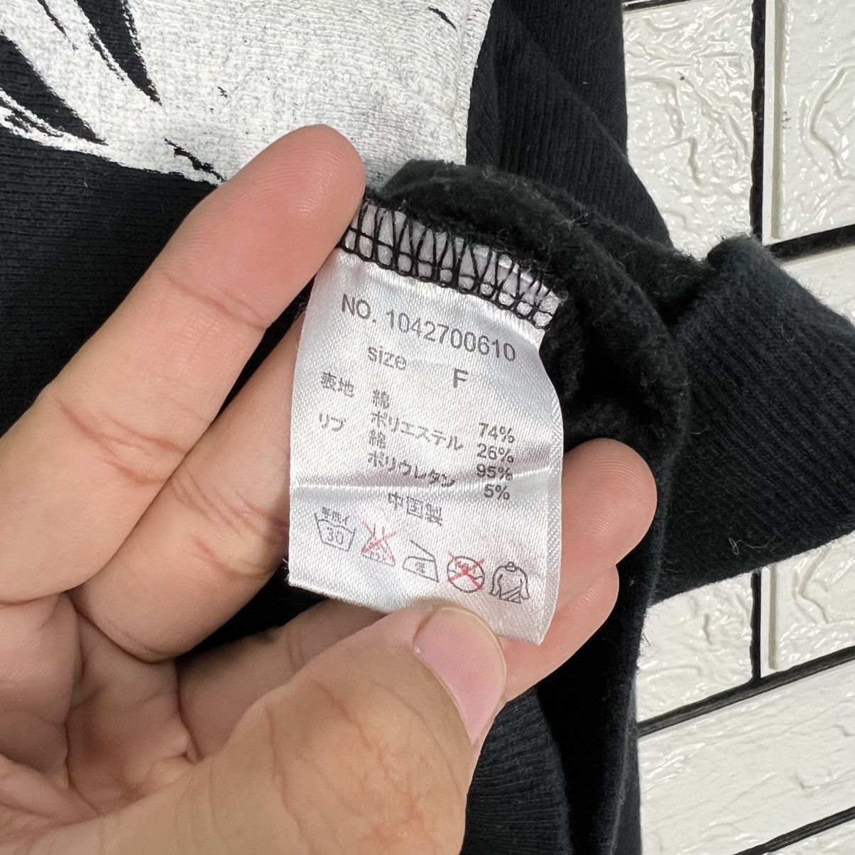 Japanese Brand Devil Girl Graphic Printed Lolita Punk Sweatshirt #4217-C192 Size S / US 4 / IT 40 - 11 Thumbnail