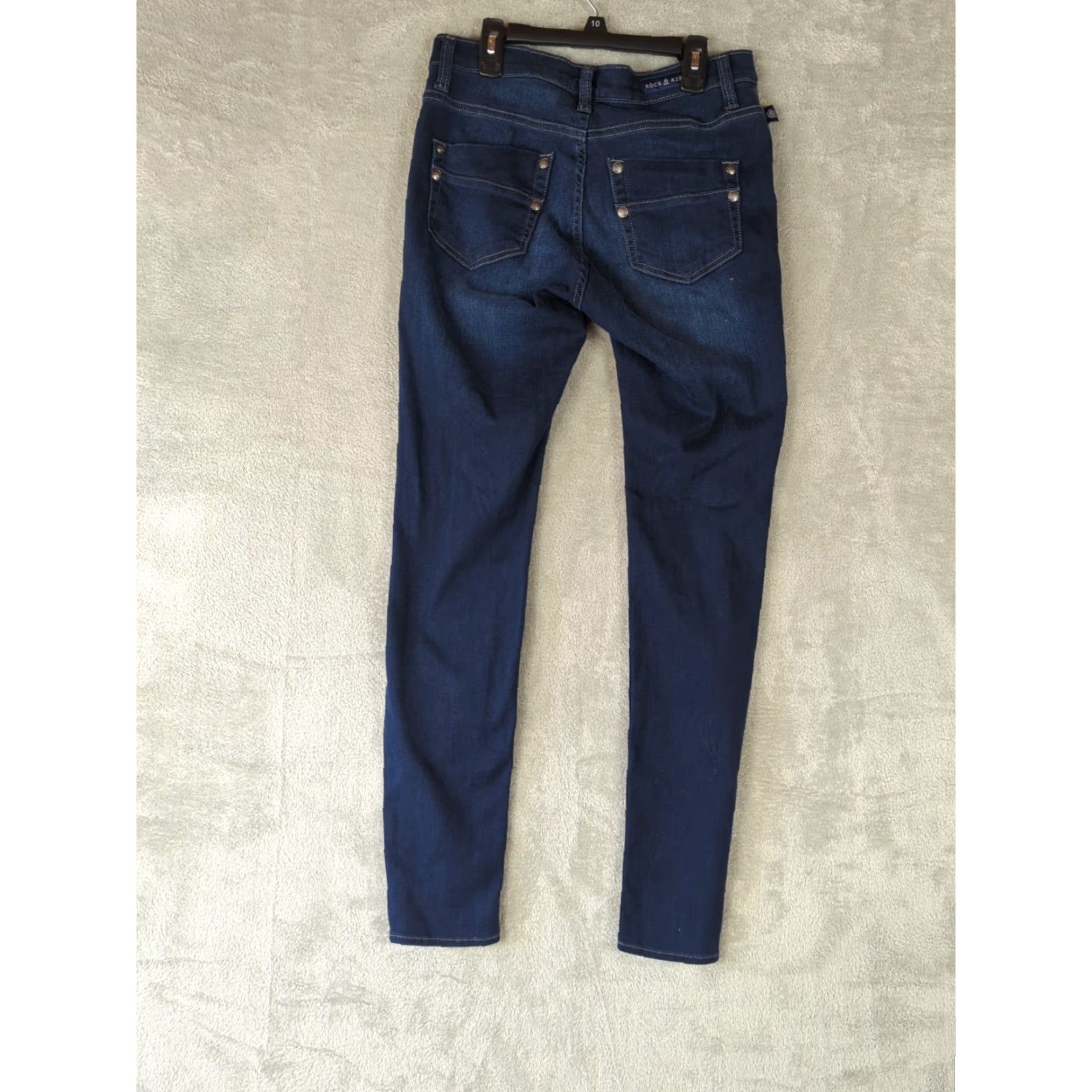 Vintage Rock & Republic Kashmiere Denim Skinny Jeans 8M Size 30" / US 8 / IT 44 - 6 Thumbnail