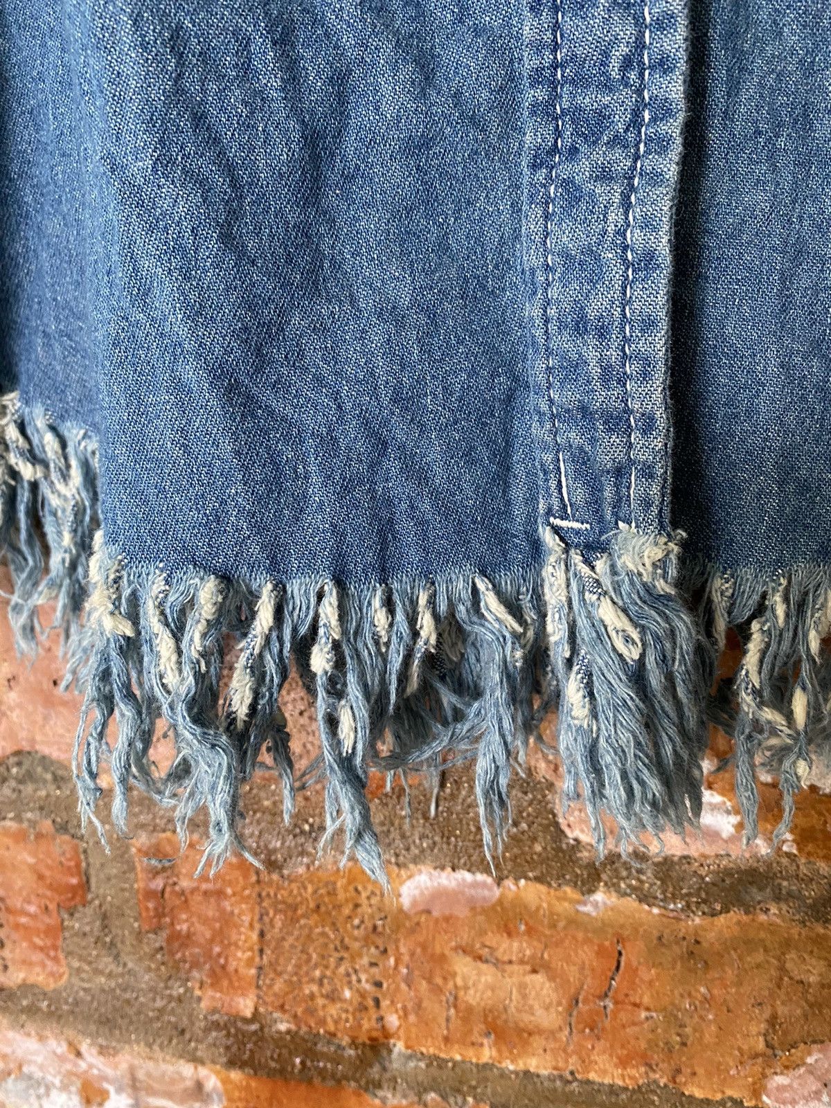 Isamu Katayama Backlash Ungrid Japan Stud stone and hem fringe Size US S / EU 44-46 / 1 - 7 Thumbnail