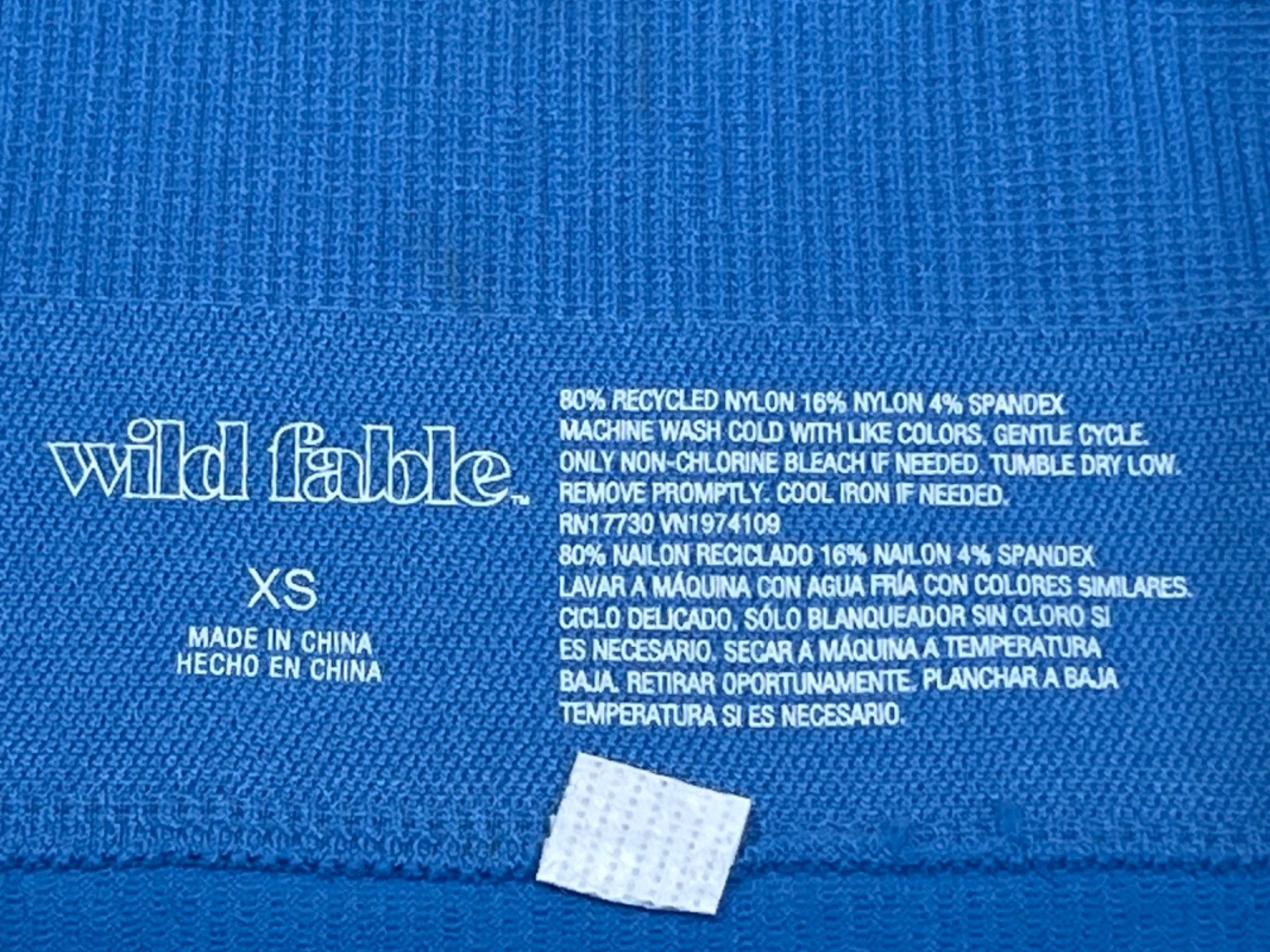 Other Wild Fable - Women's High-Rise Seamless Bike Shorts - Blue - Size 24" / US 00 / IT 34 - 11 Thumbnail